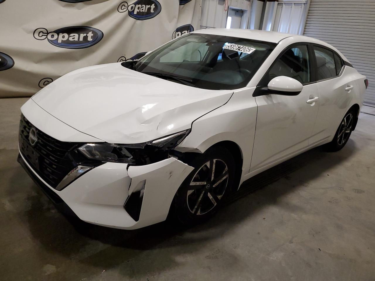 2024 Nissan Sentra Sv Белый vin: 3N1AB8CV1RY203361 Damage: Left Front Fender, Severe Damage, Replacement Required
