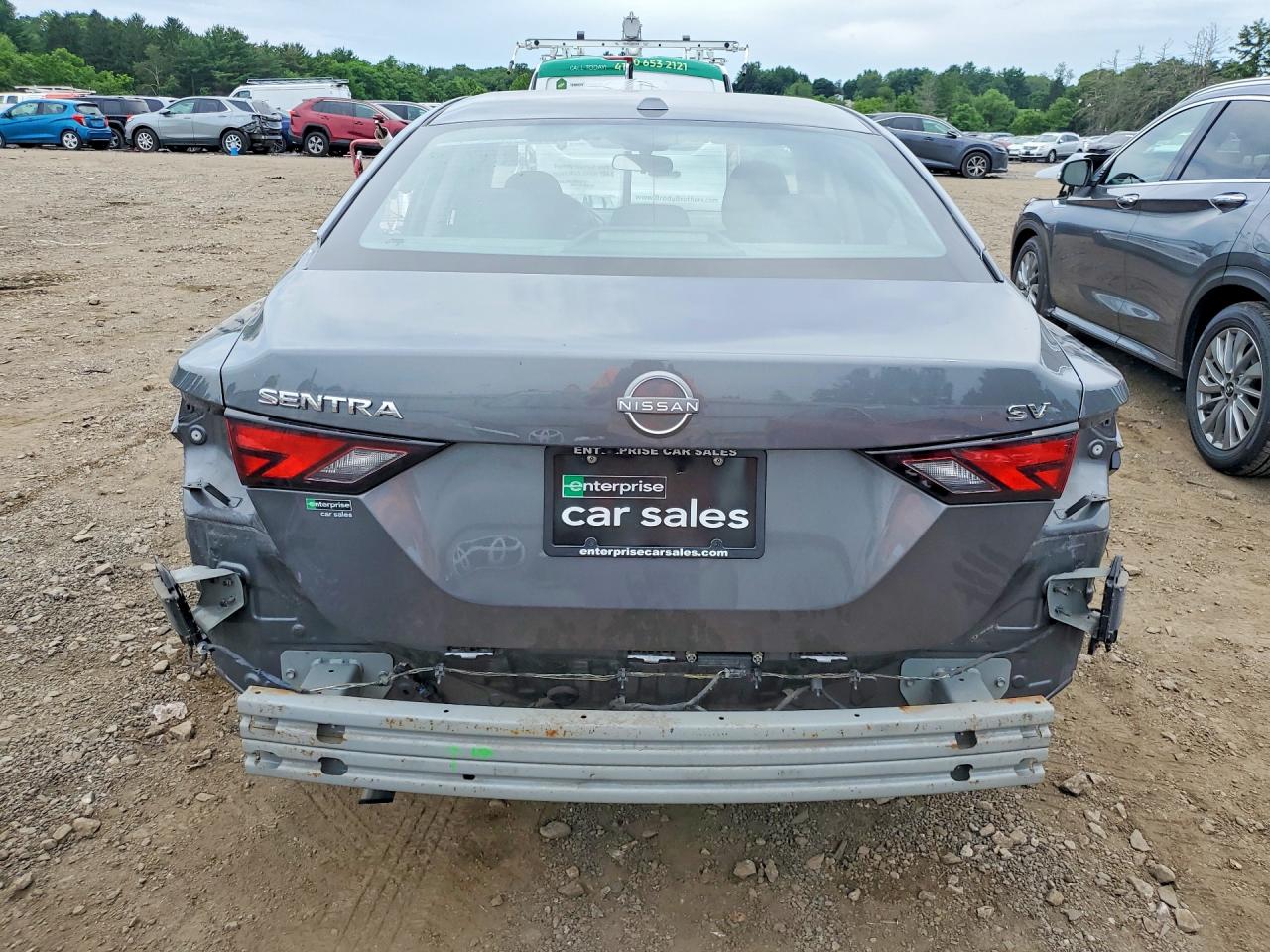 2024 Nissan Sentra Sv Gray vin: 3N1AB8CV1RY296124