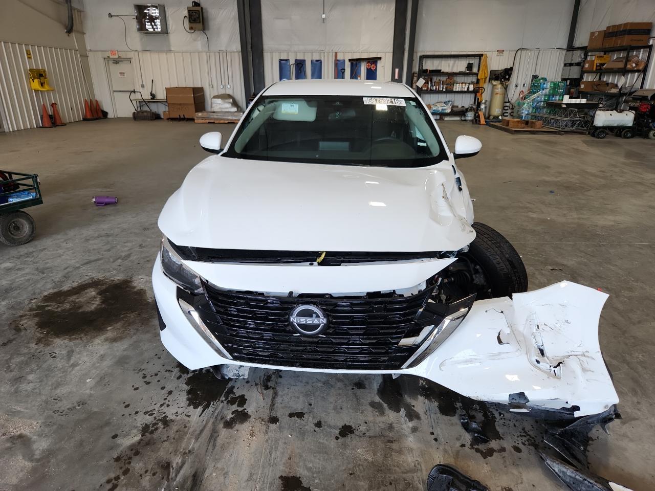 2024 Nissan Sentra Sv White vin: 3N1AB8CV1RY316341 Damage: Grille, Broken, Replacement Required