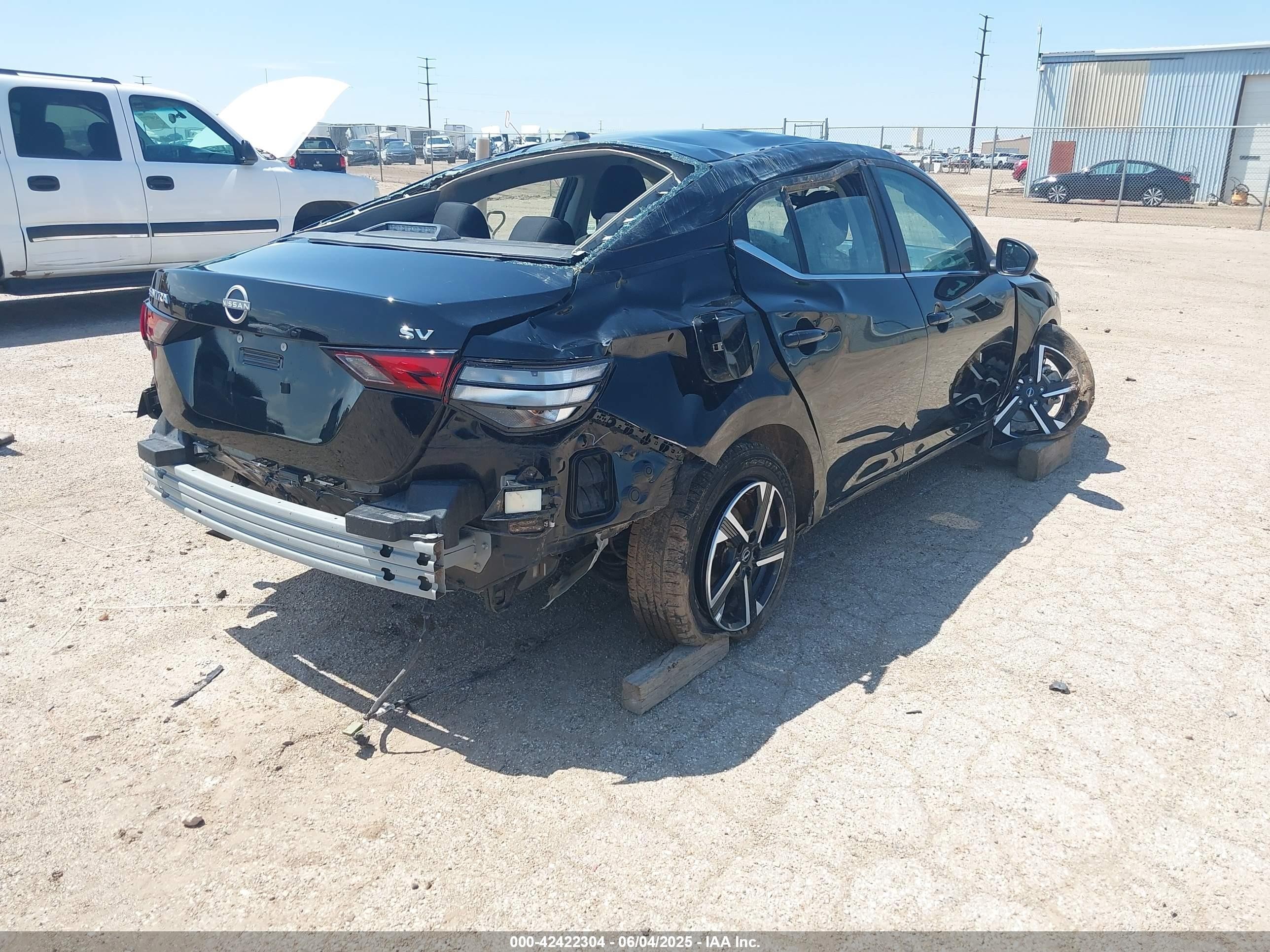 2024 Nissan Sentra Sv Xtronic Cvt Black vin: 3N1AB8CV1RY365619