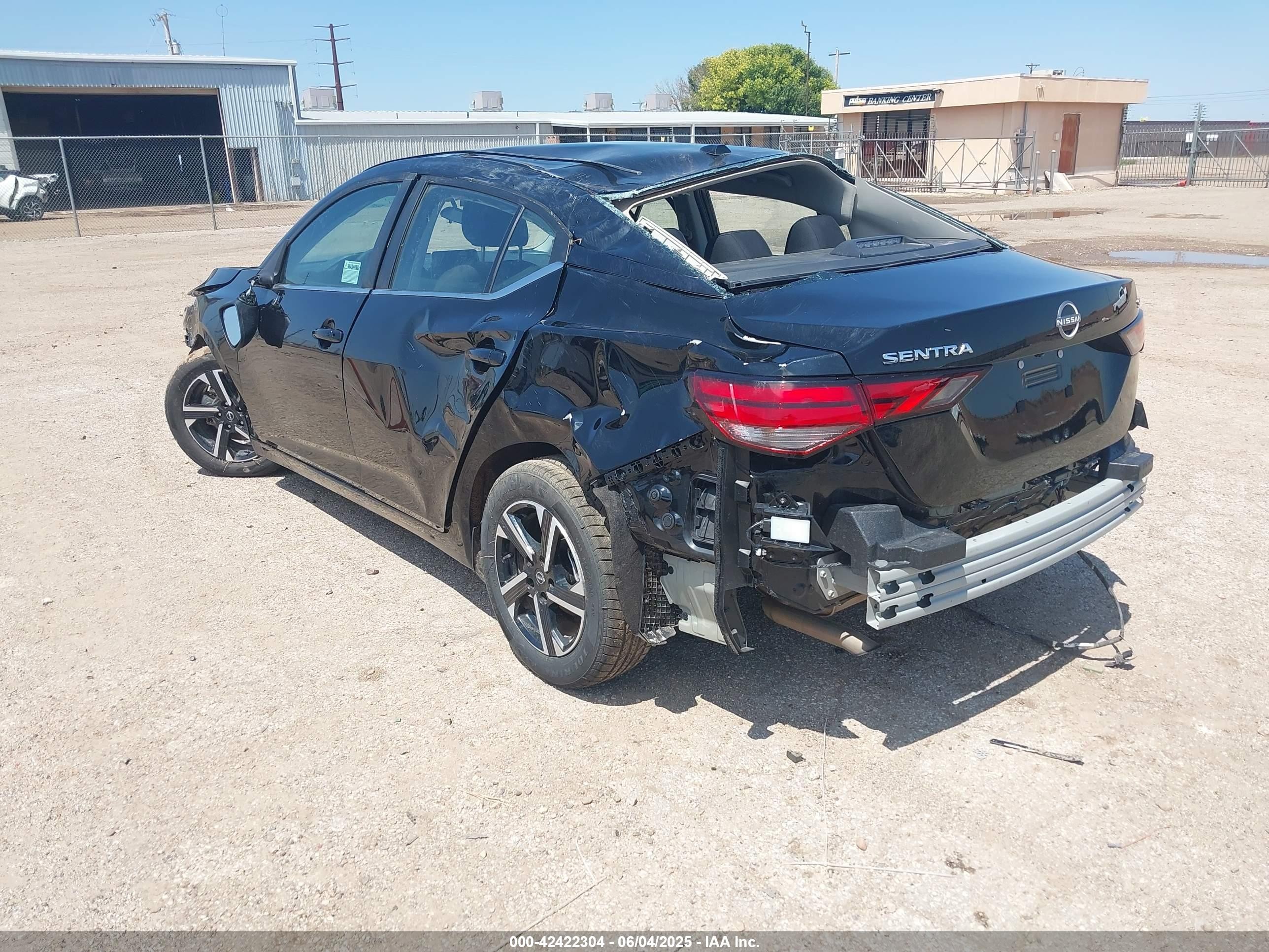 2024 Nissan Sentra Sv Xtronic Cvt Black vin: 3N1AB8CV1RY365619