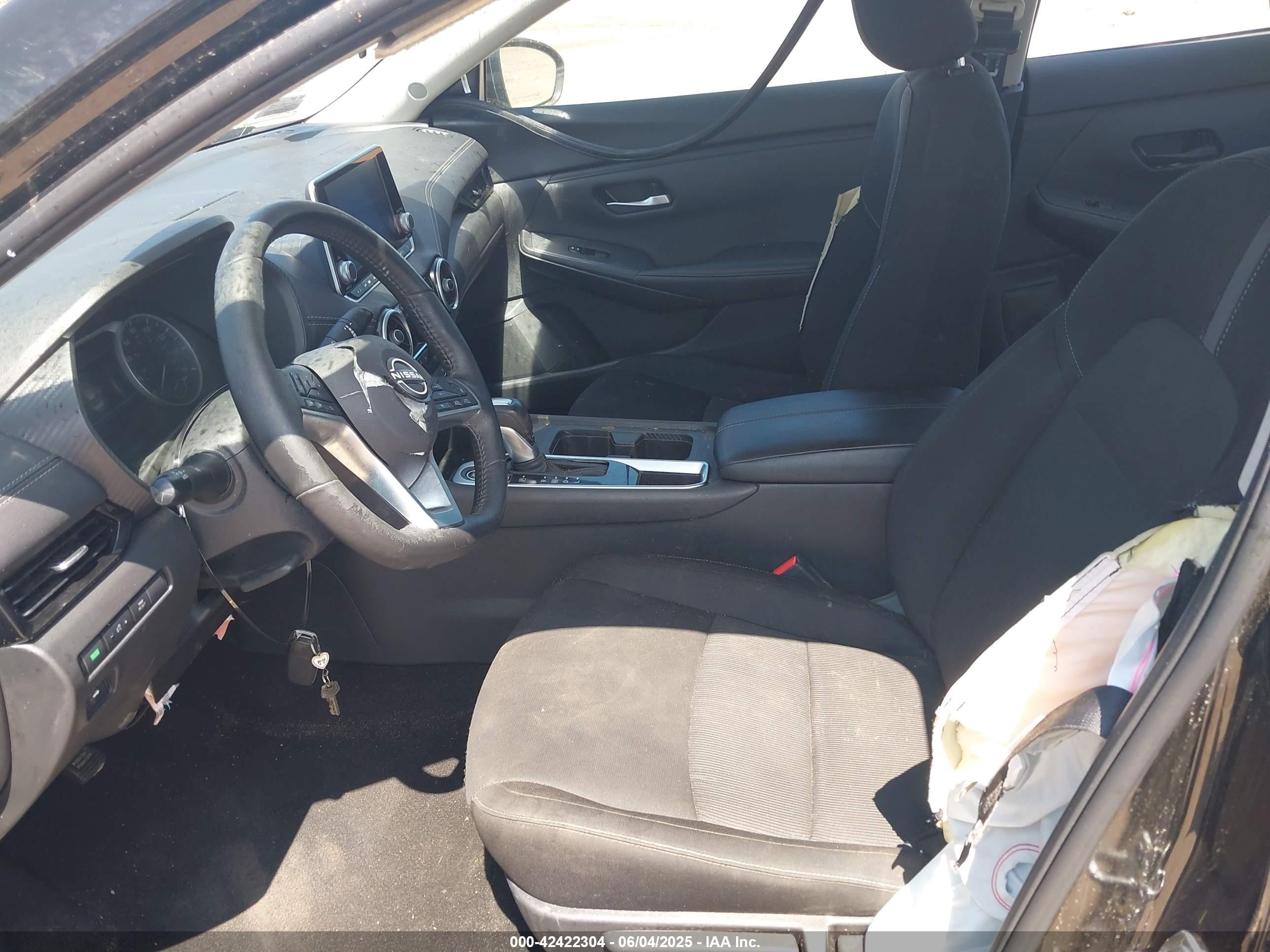 2024 Nissan Sentra Sv Xtronic Cvt Black vin: 3N1AB8CV1RY365619