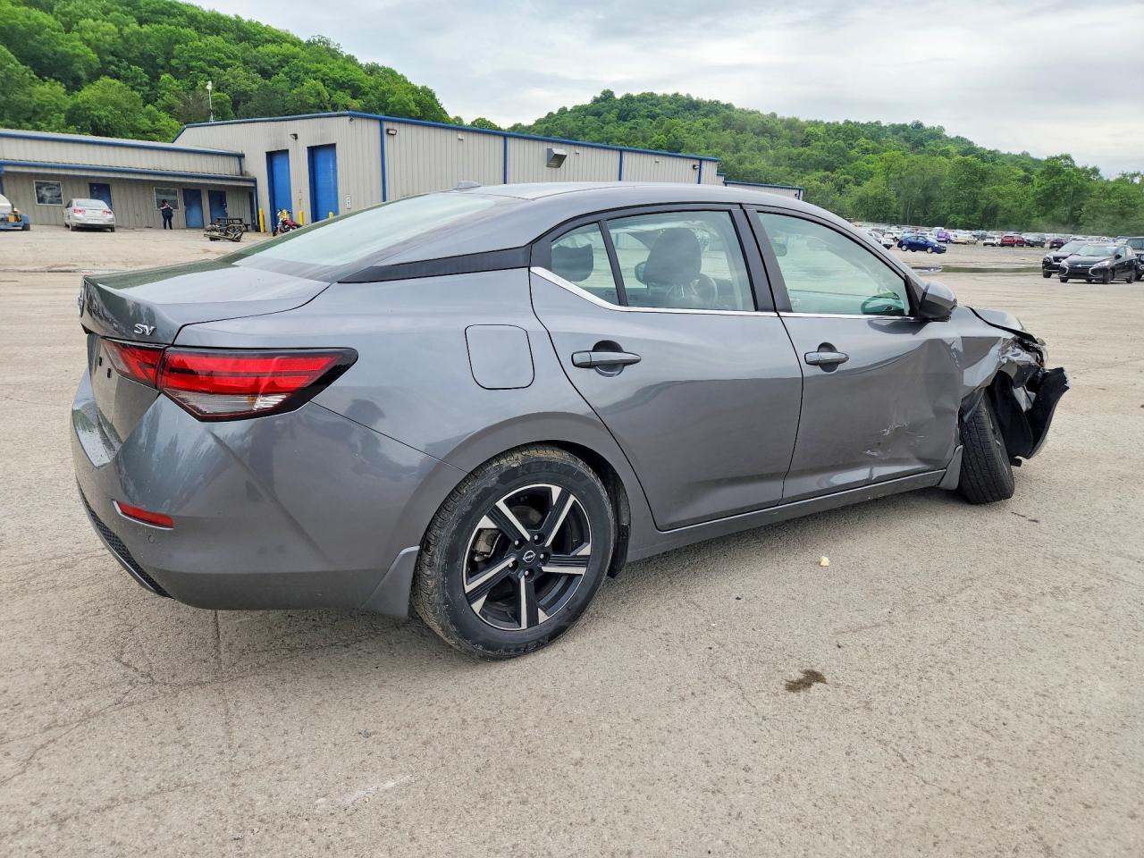 2024 Nissan Sentra Sv Gray vin: 3N1AB8CV1RY382596