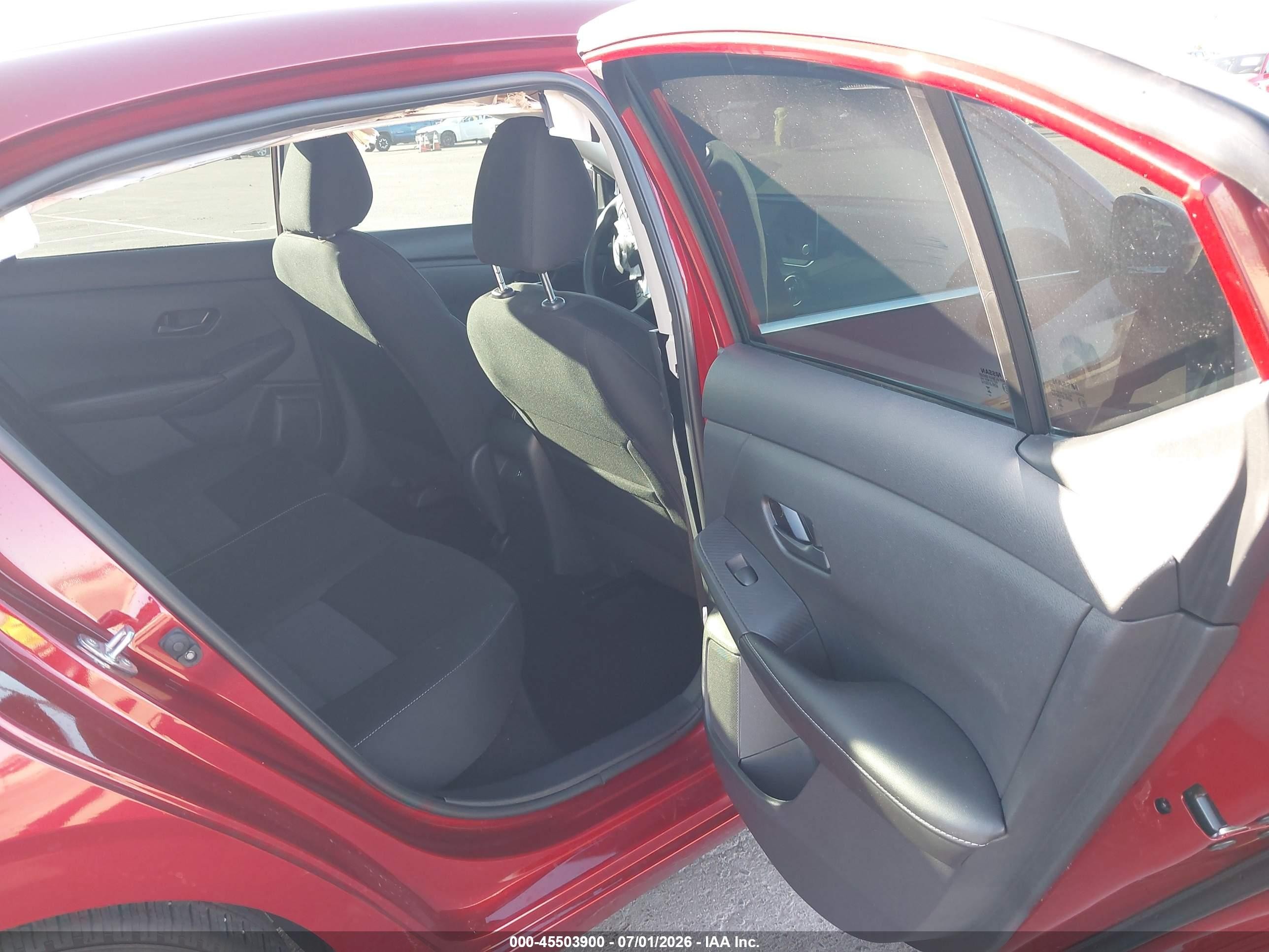 2025 Nissan Sentra Sv Красный vin: 3N1AB8CV1SY245972