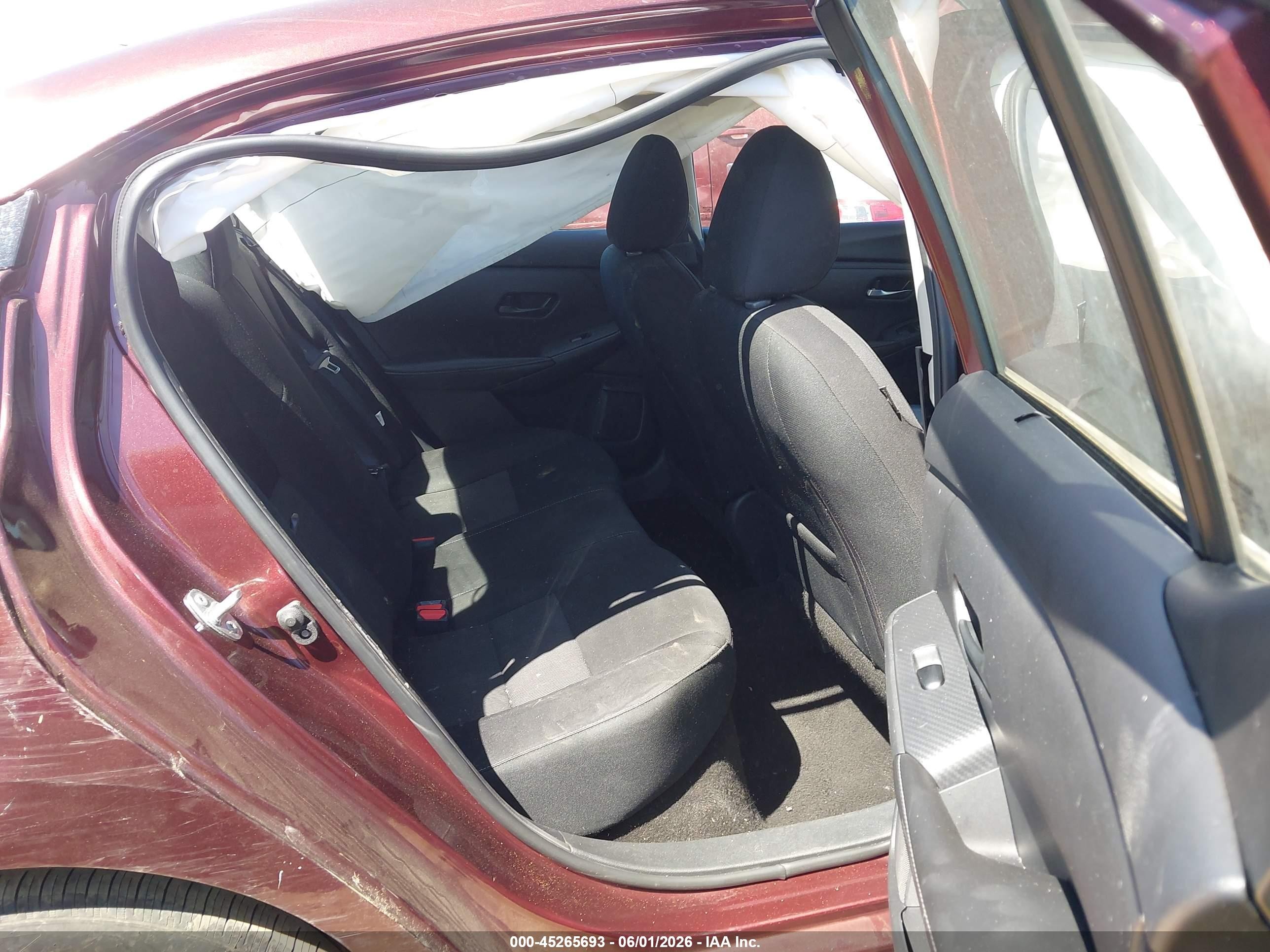 2025 Nissan Sentra Sv Burgundy vin: 3N1AB8CV1SY299983