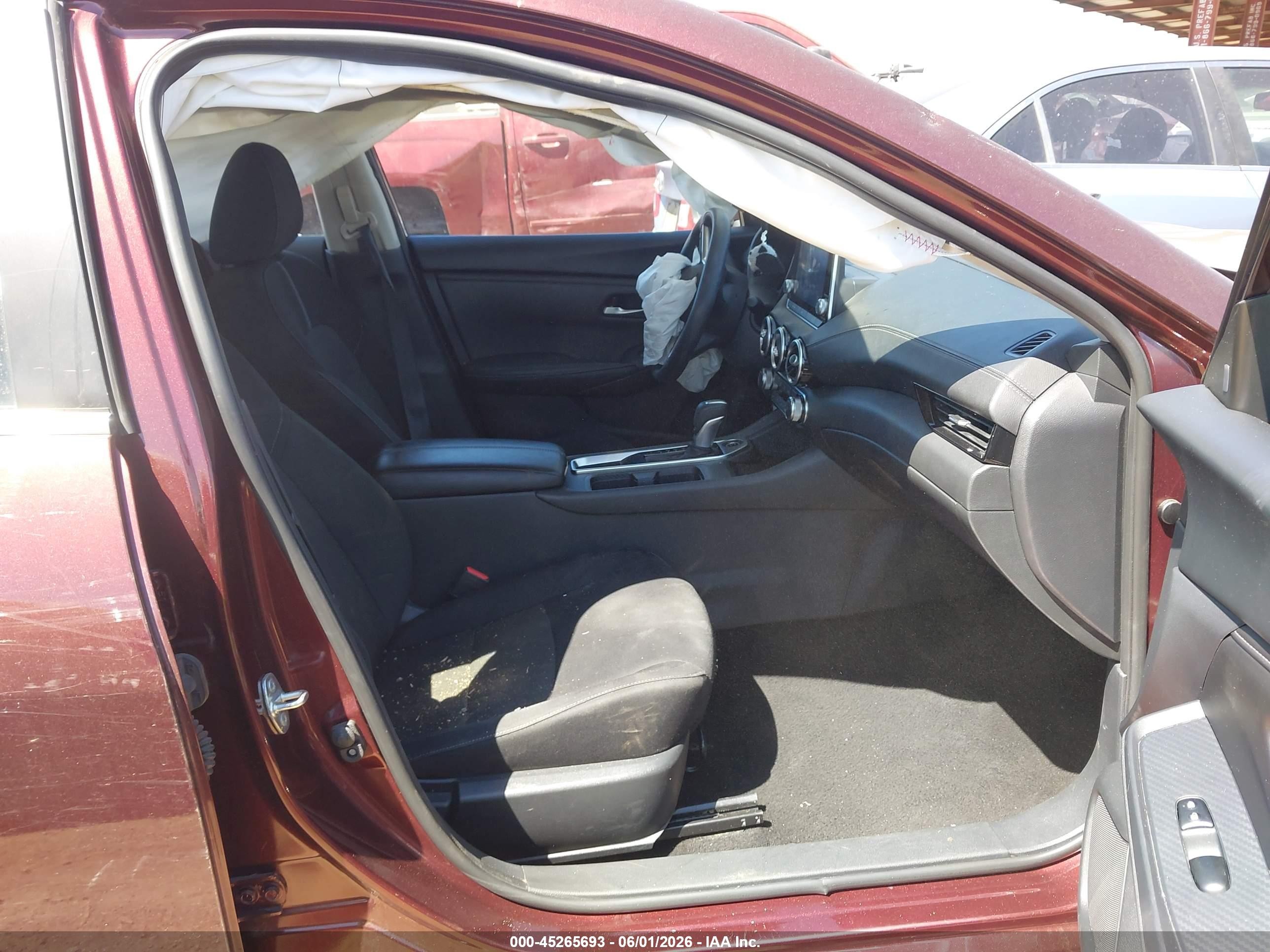 2025 Nissan Sentra Sv Burgundy vin: 3N1AB8CV1SY299983