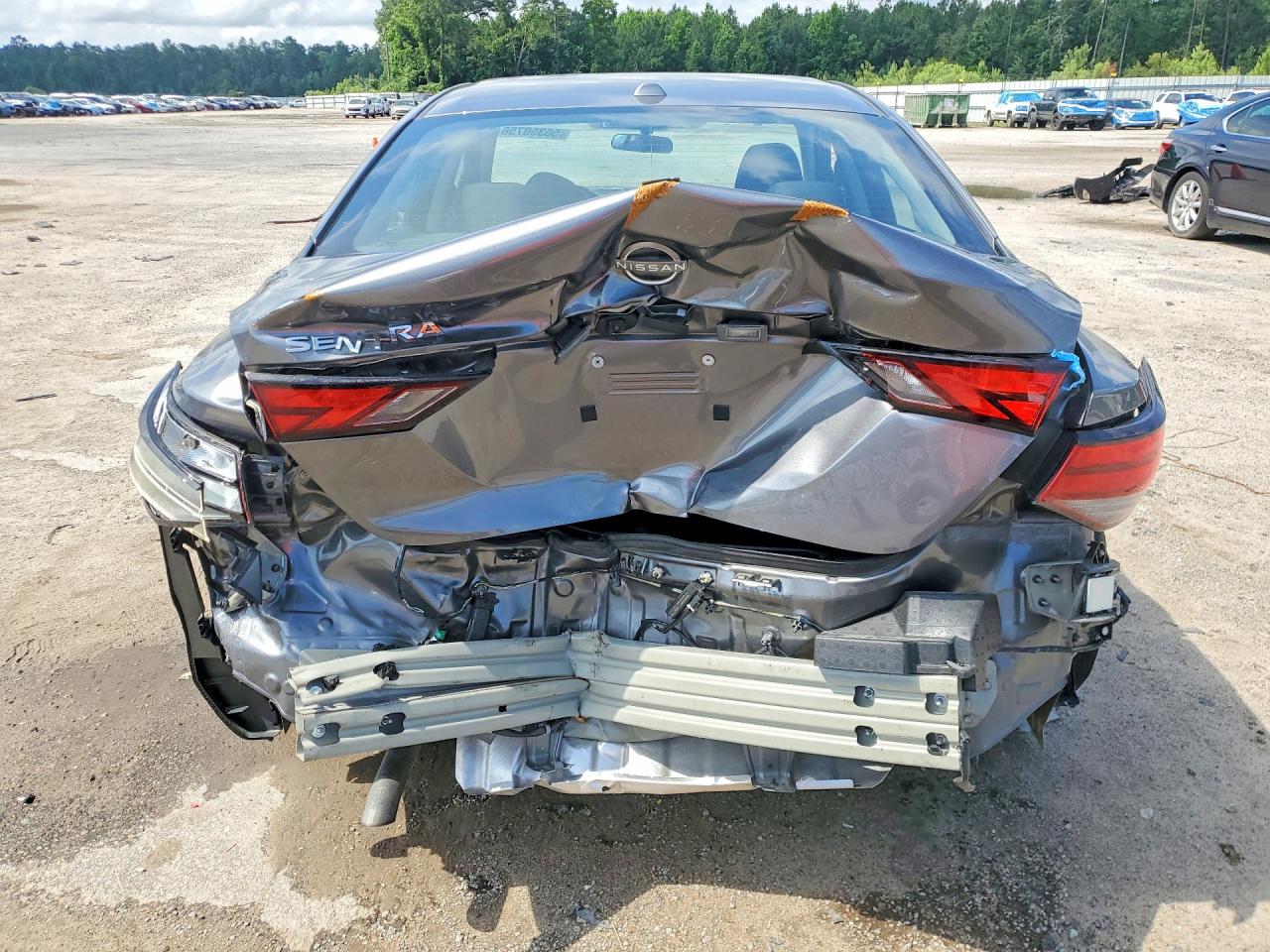 2025 Nissan Sentra Sv Серый vin: 3N1AB8CV1SY310254