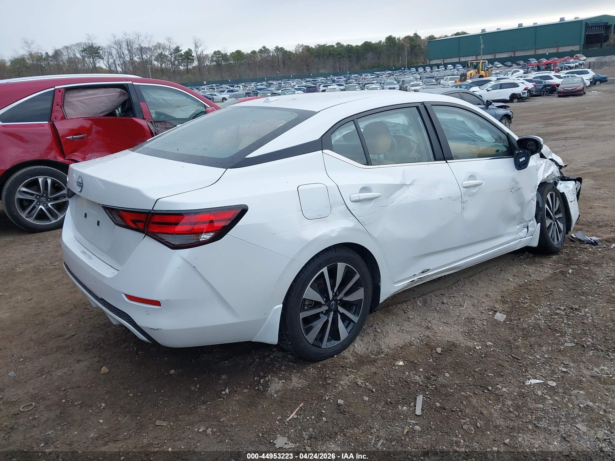 2025 Nissan Sentra Sv White vin: 3N1AB8CV1SY331265