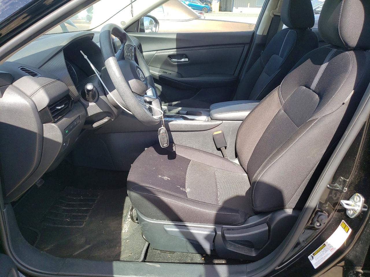 2025 Nissan Sentra Sv Черный vin: 3N1AB8CV1SY334800