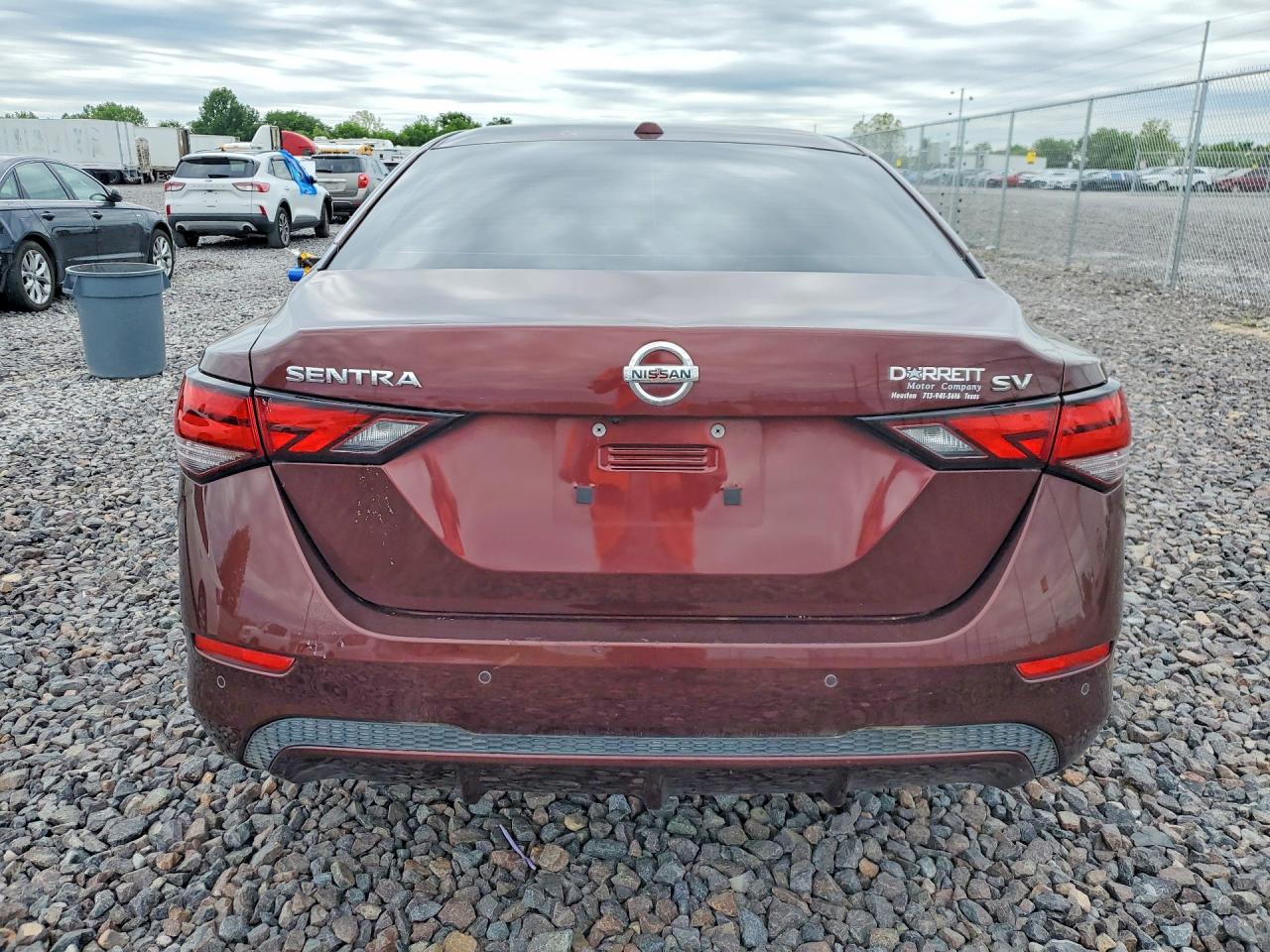 2020 Nissan Sentra Sv Бордовый vin: 3N1AB8CV2LY227644
