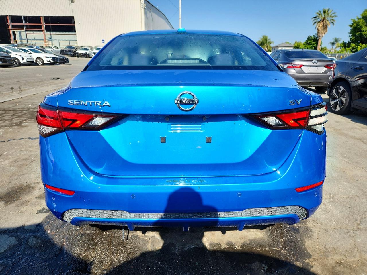 2021 Nissan Sentra Sv Синий vin: 3N1AB8CV2MY225359