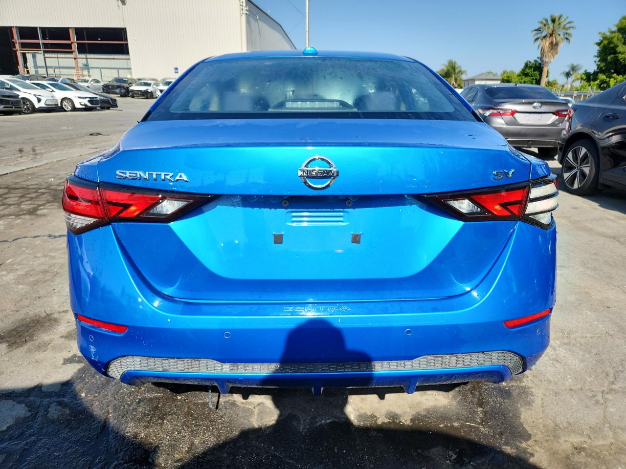 2021 Nissan Sentra Sv Синий vin: 3N1AB8CV2MY225359 Damage: Rear Bumper, Heavy Scratch, 2 To 3 Inches