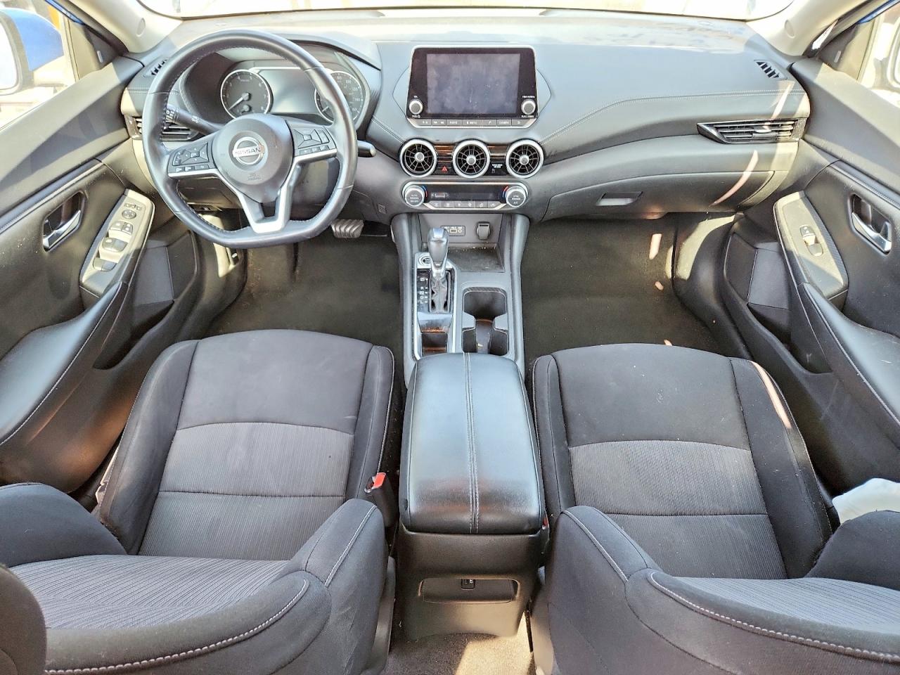 2021 Nissan Sentra Sv Синий vin: 3N1AB8CV2MY225359