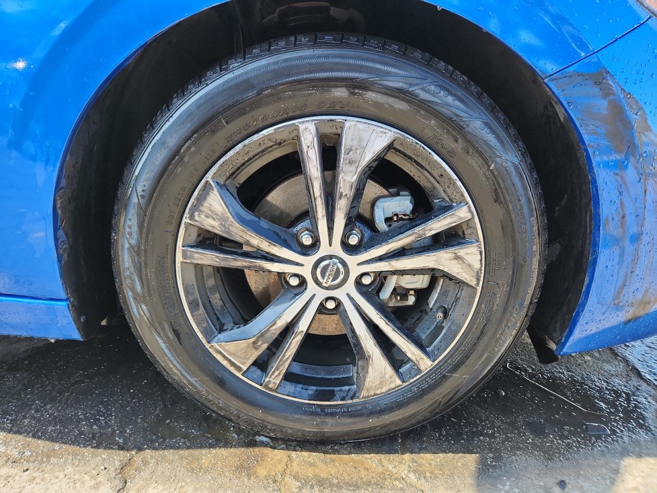 2021 Nissan Sentra Sv Синий vin: 3N1AB8CV2MY225359 Damage: Right Front Wheel, Curb Rash, > 12 Inches