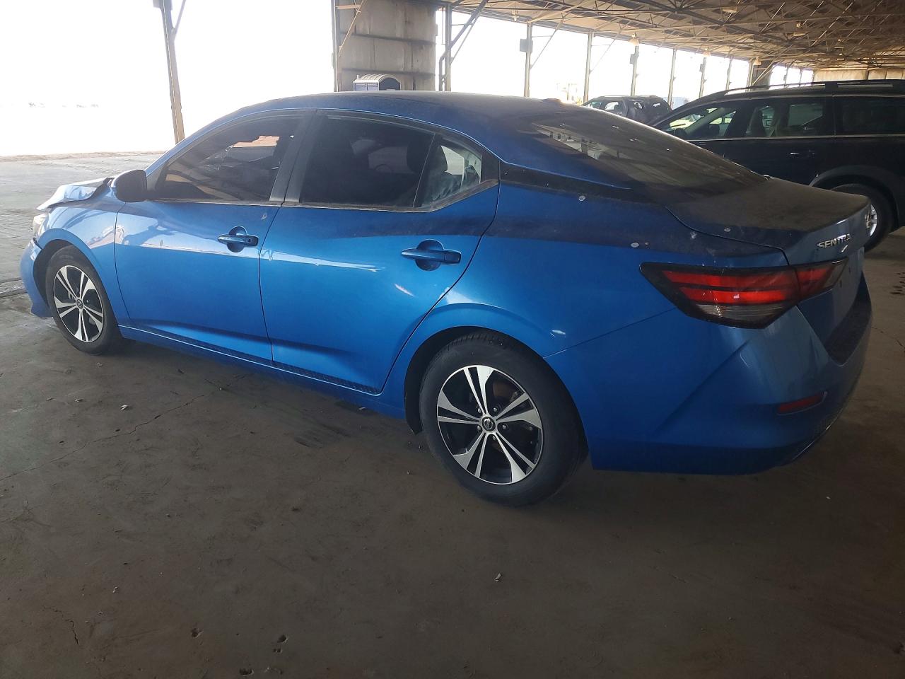 2021 Nissan Sentra Sv Blue vin: 3N1AB8CV2MY253582