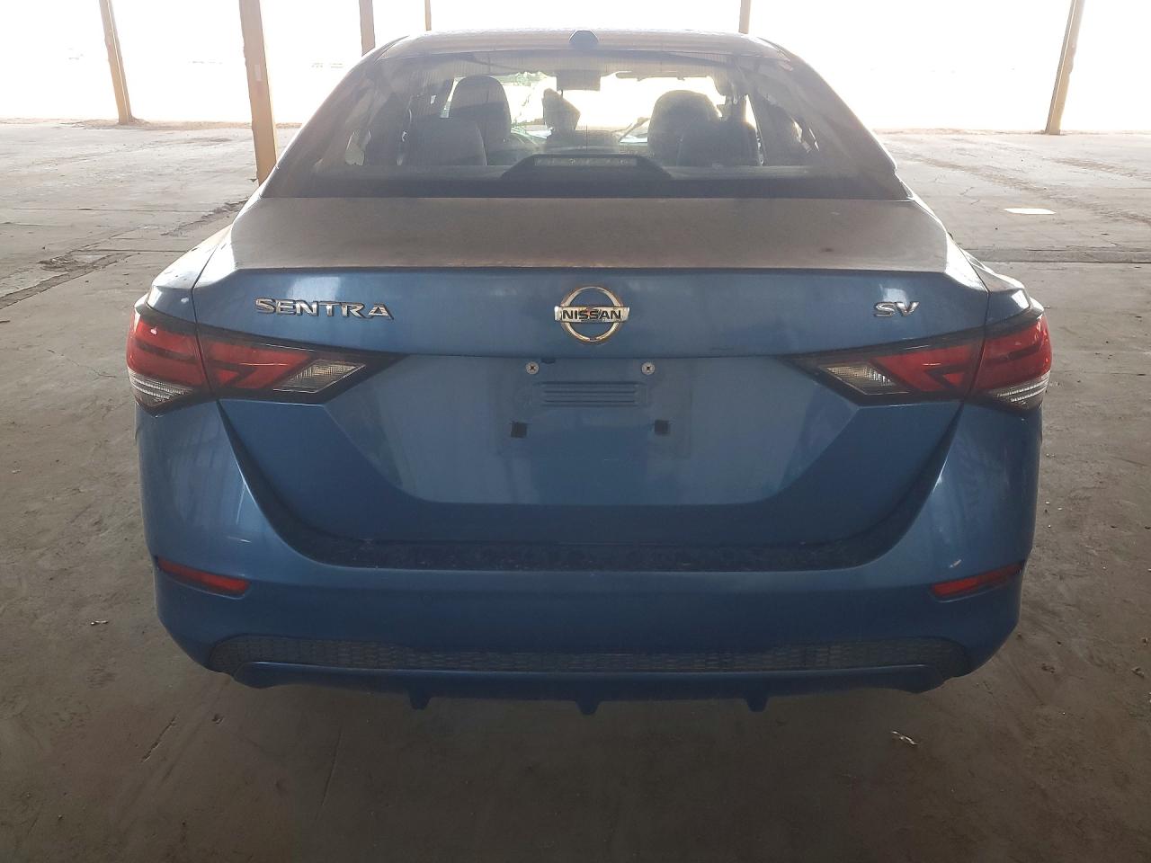 2021 Nissan Sentra Sv Blue vin: 3N1AB8CV2MY253582