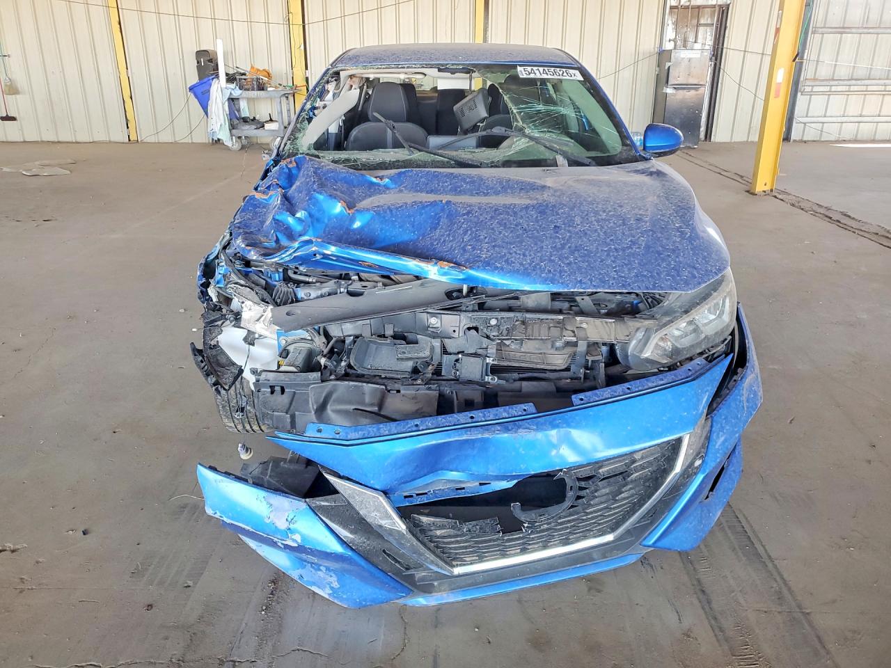 2021 Nissan Sentra Sv Blue vin: 3N1AB8CV2MY253582