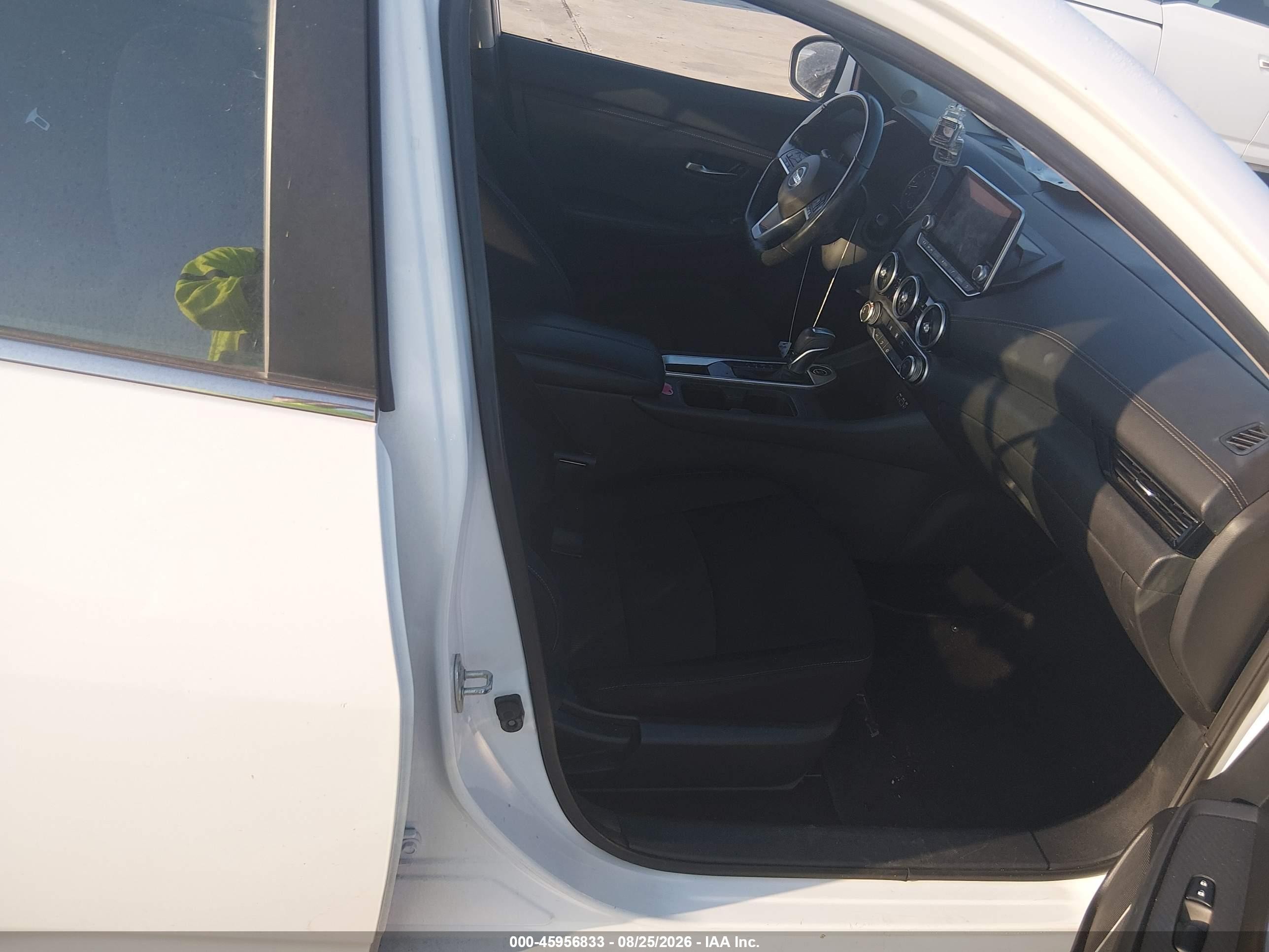 2022 Nissan Sentra Sv Xtronic Cvt White vin: 3N1AB8CV2NY218039