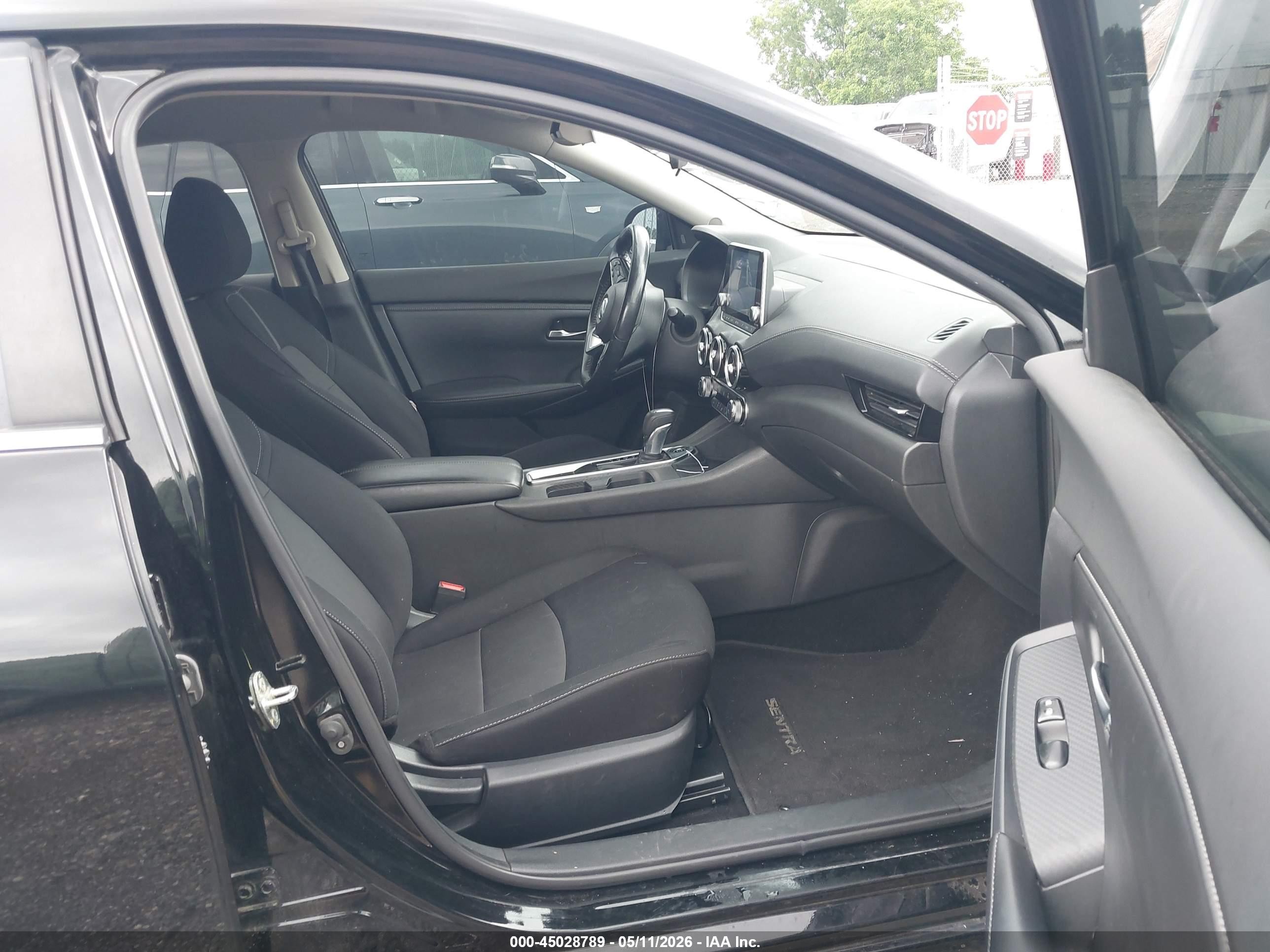 2022 Nissan Sentra Sv Xtronic Cvt Черный vin: 3N1AB8CV2NY231471