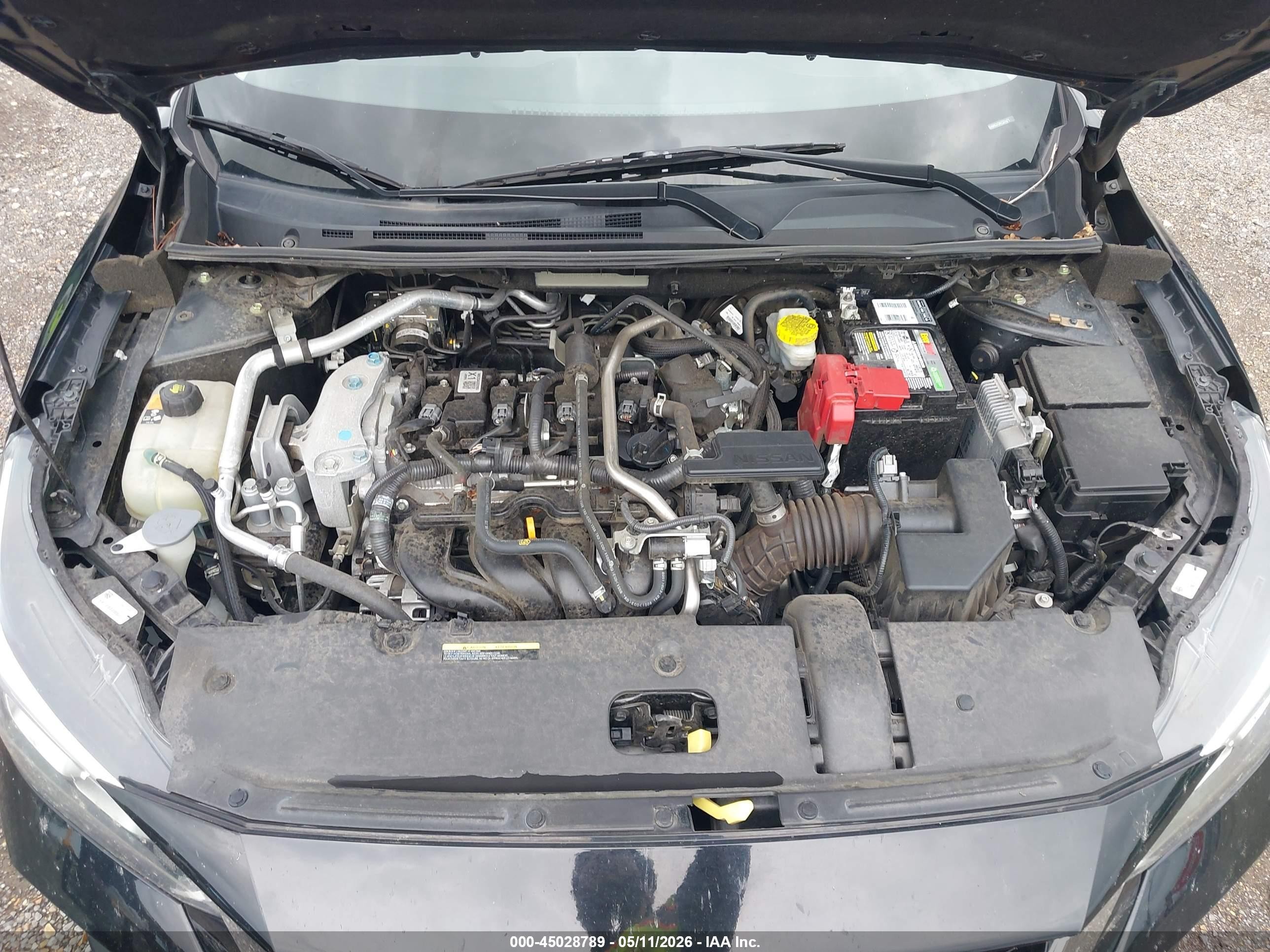 2022 Nissan Sentra Sv Xtronic Cvt Черный vin: 3N1AB8CV2NY231471