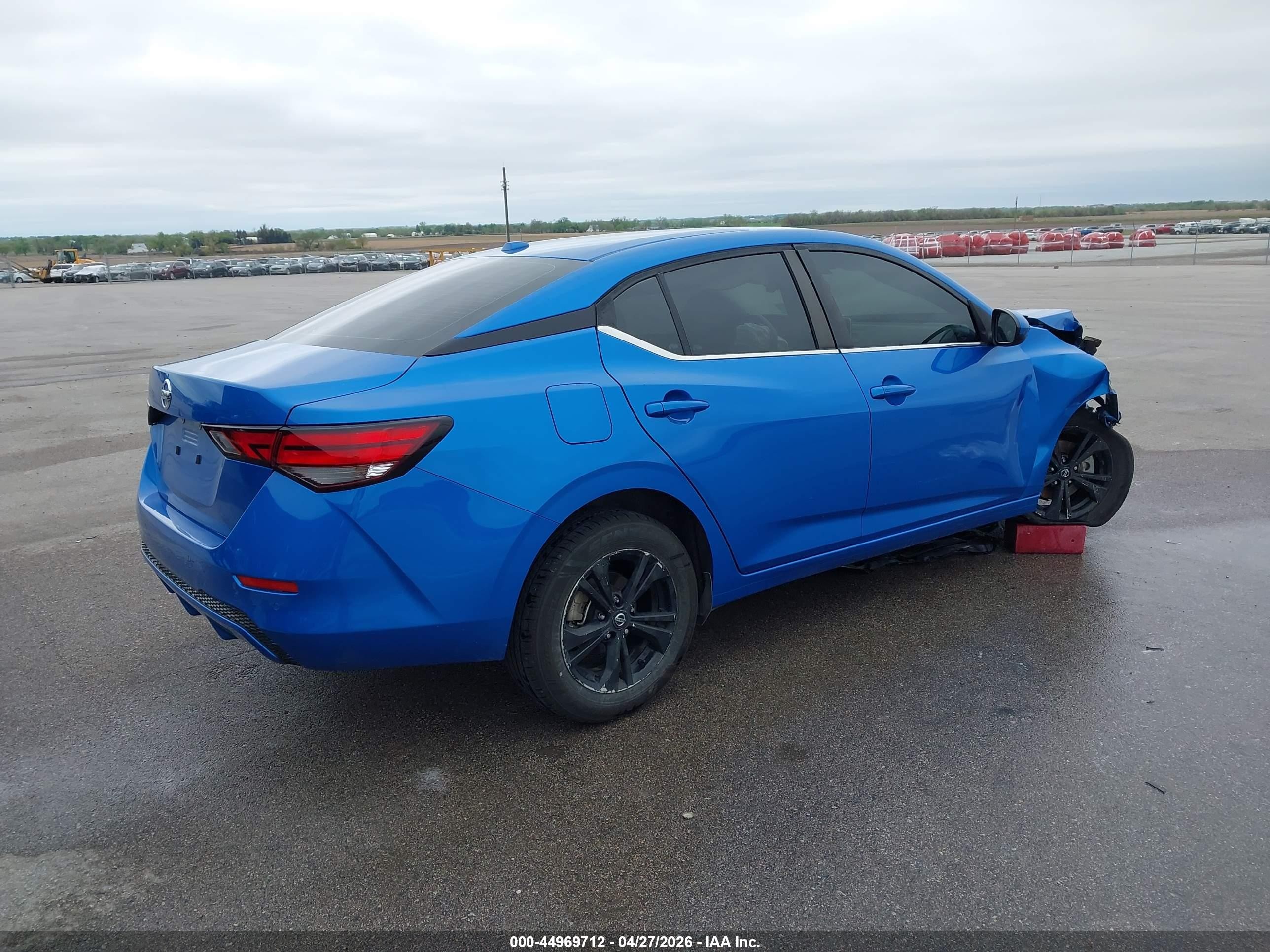 2022 Nissan Sentra Sv Xtronic Cvt Blue vin: 3N1AB8CV2NY253955