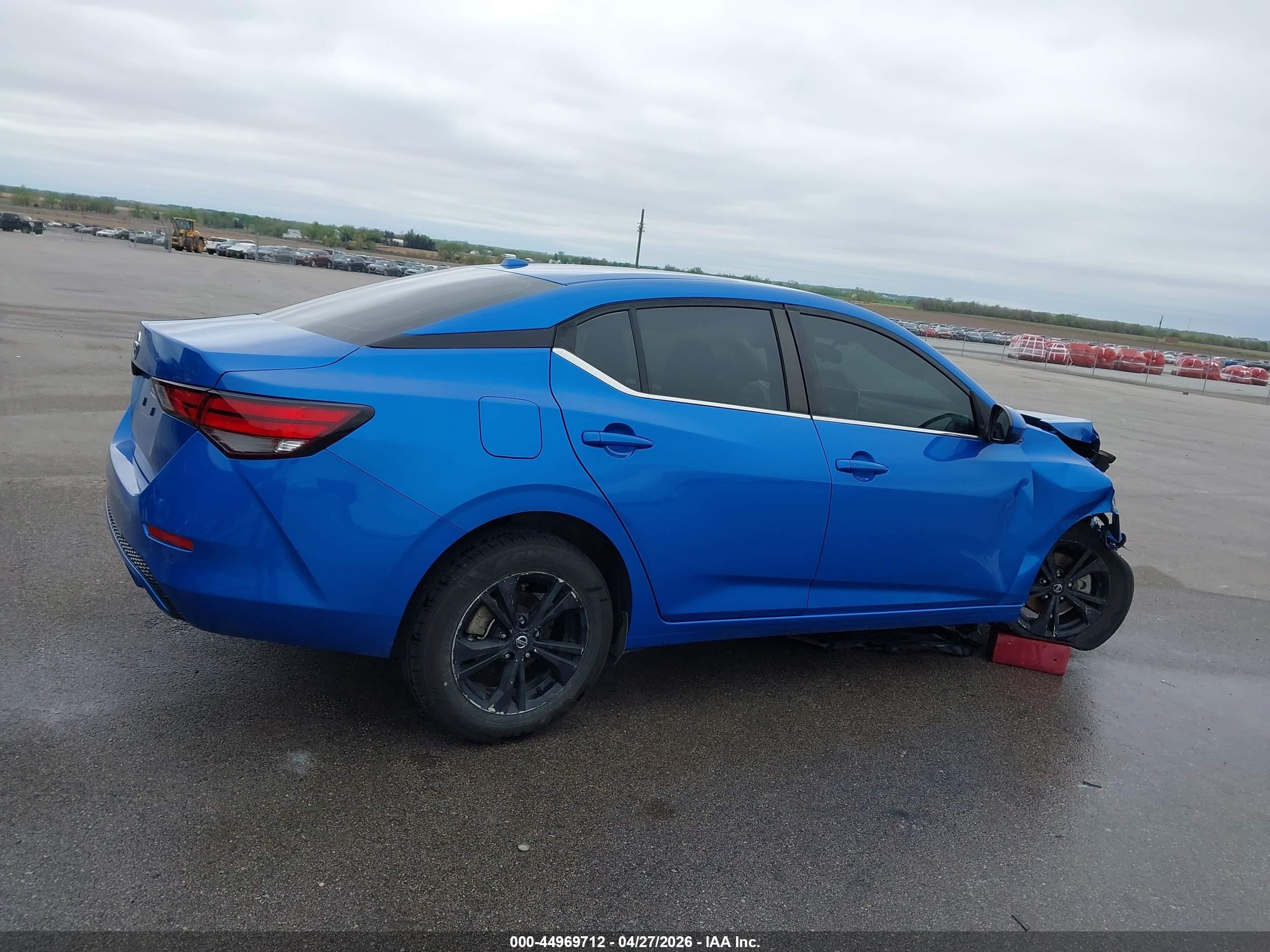 2022 Nissan Sentra Sv Xtronic Cvt Blue vin: 3N1AB8CV2NY253955