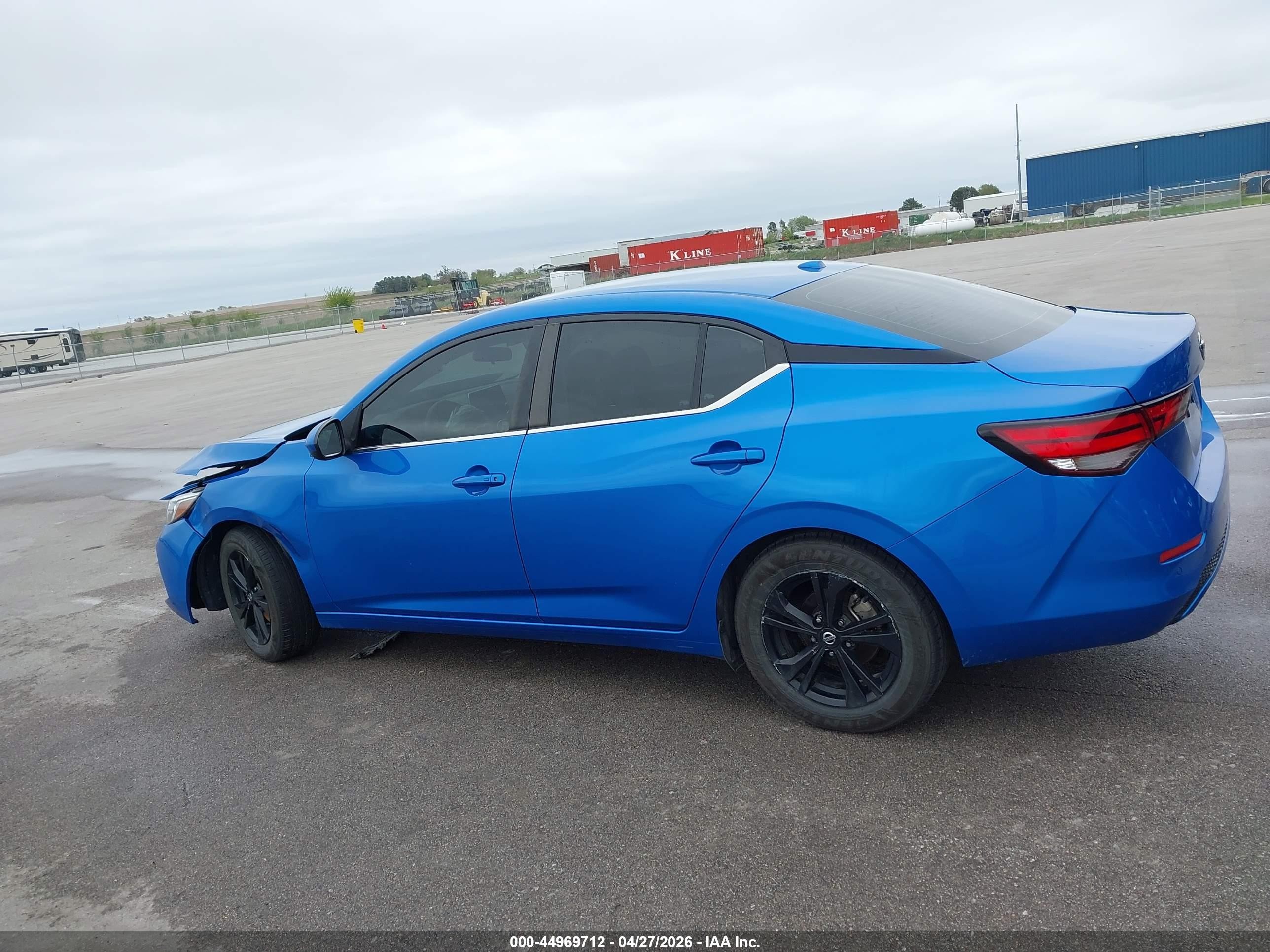 2022 Nissan Sentra Sv Xtronic Cvt Blue vin: 3N1AB8CV2NY253955