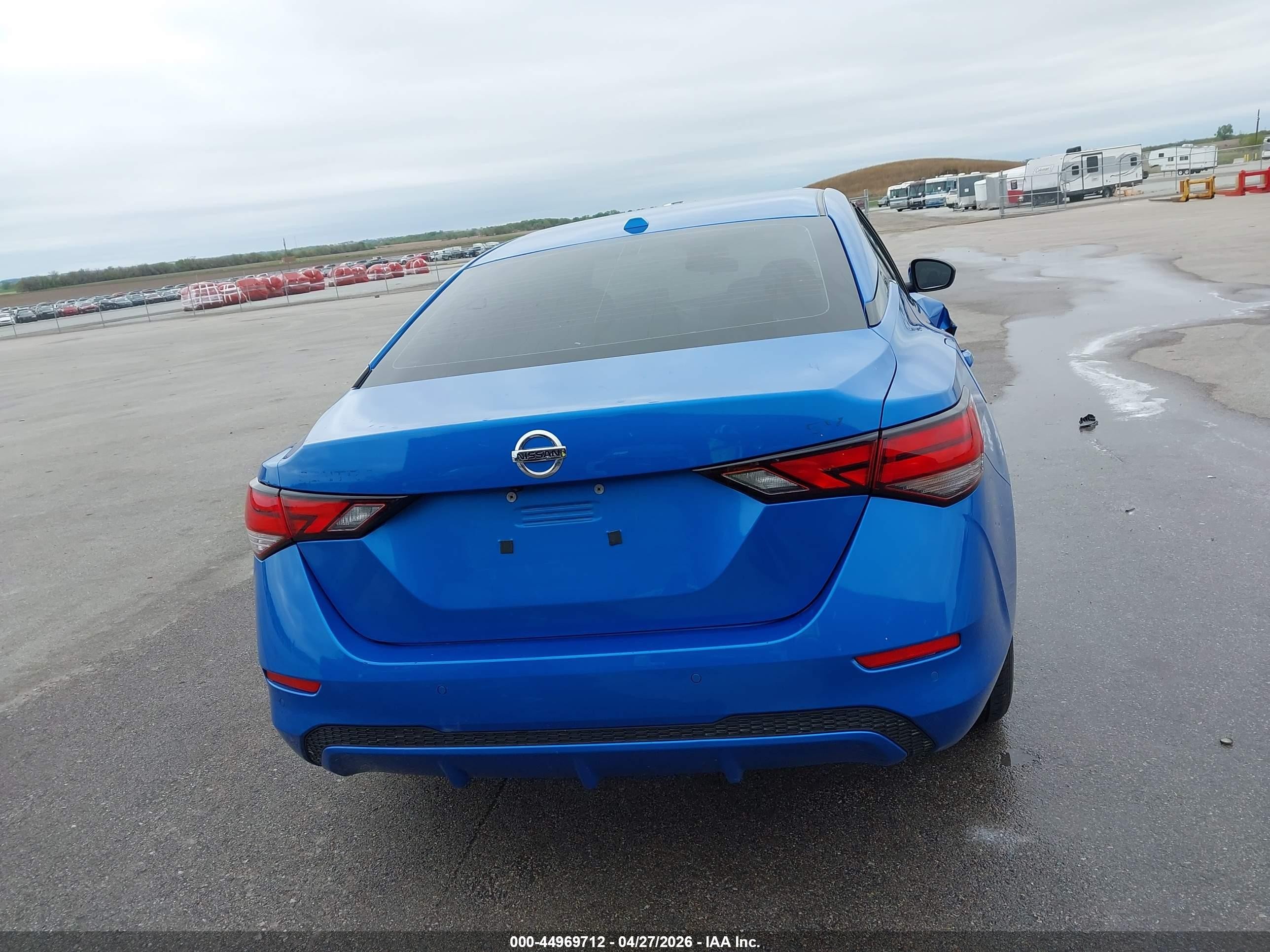 2022 Nissan Sentra Sv Xtronic Cvt Blue vin: 3N1AB8CV2NY253955
