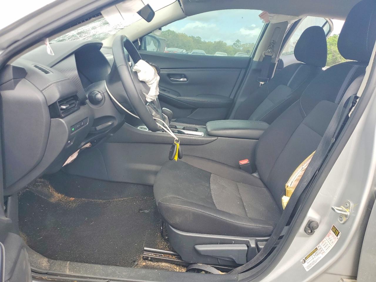 2022 Nissan Sentra Sv Серебряный vin: 3N1AB8CV2NY306055