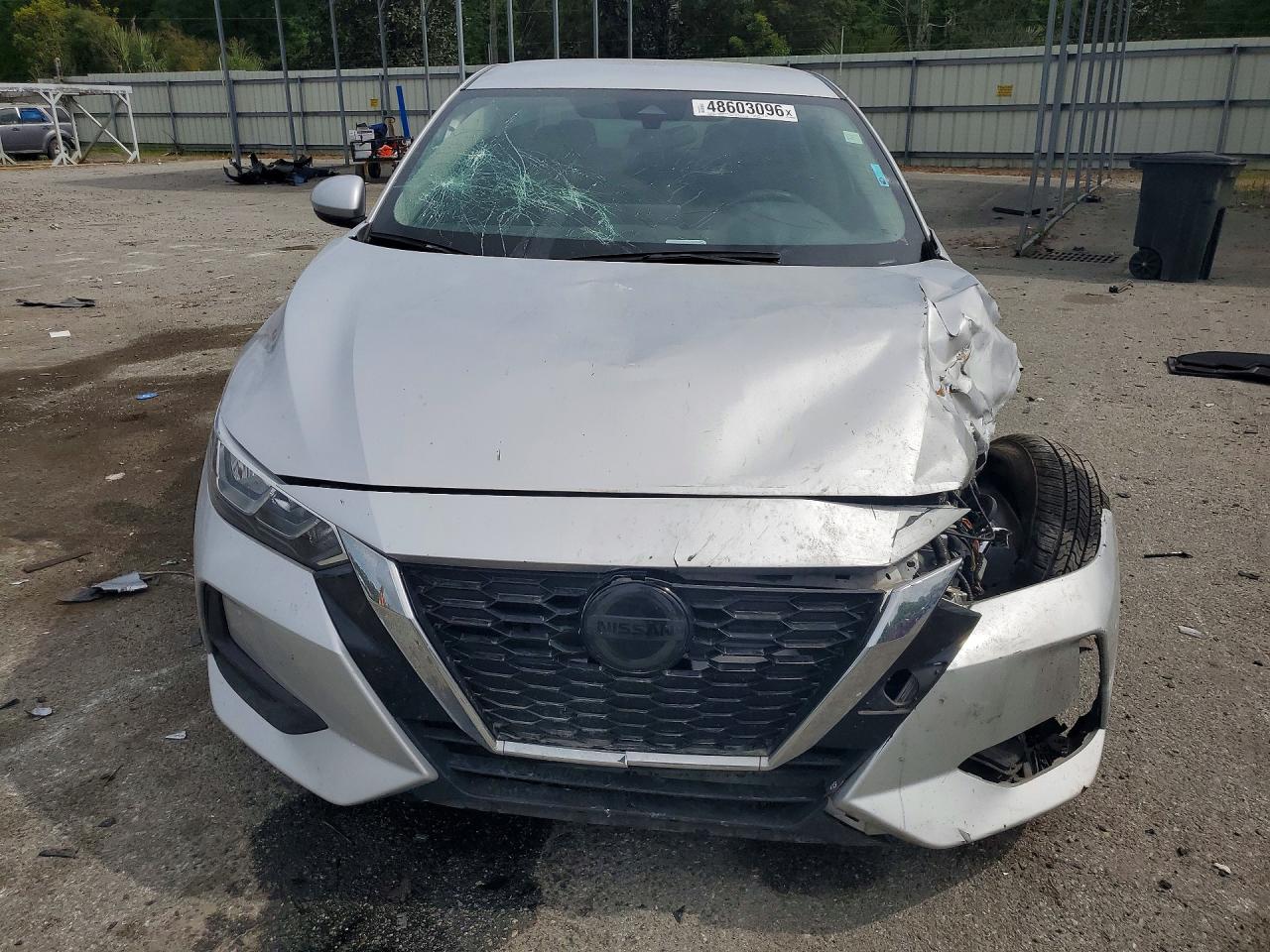 2022 Nissan Sentra Sv Серебряный vin: 3N1AB8CV2NY306055