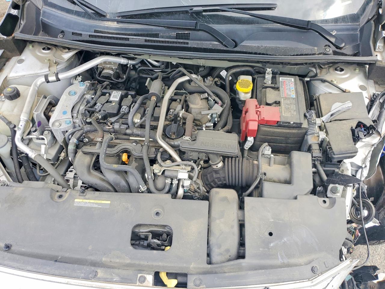 2022 Nissan Sentra Sv Серебряный vin: 3N1AB8CV2NY306055