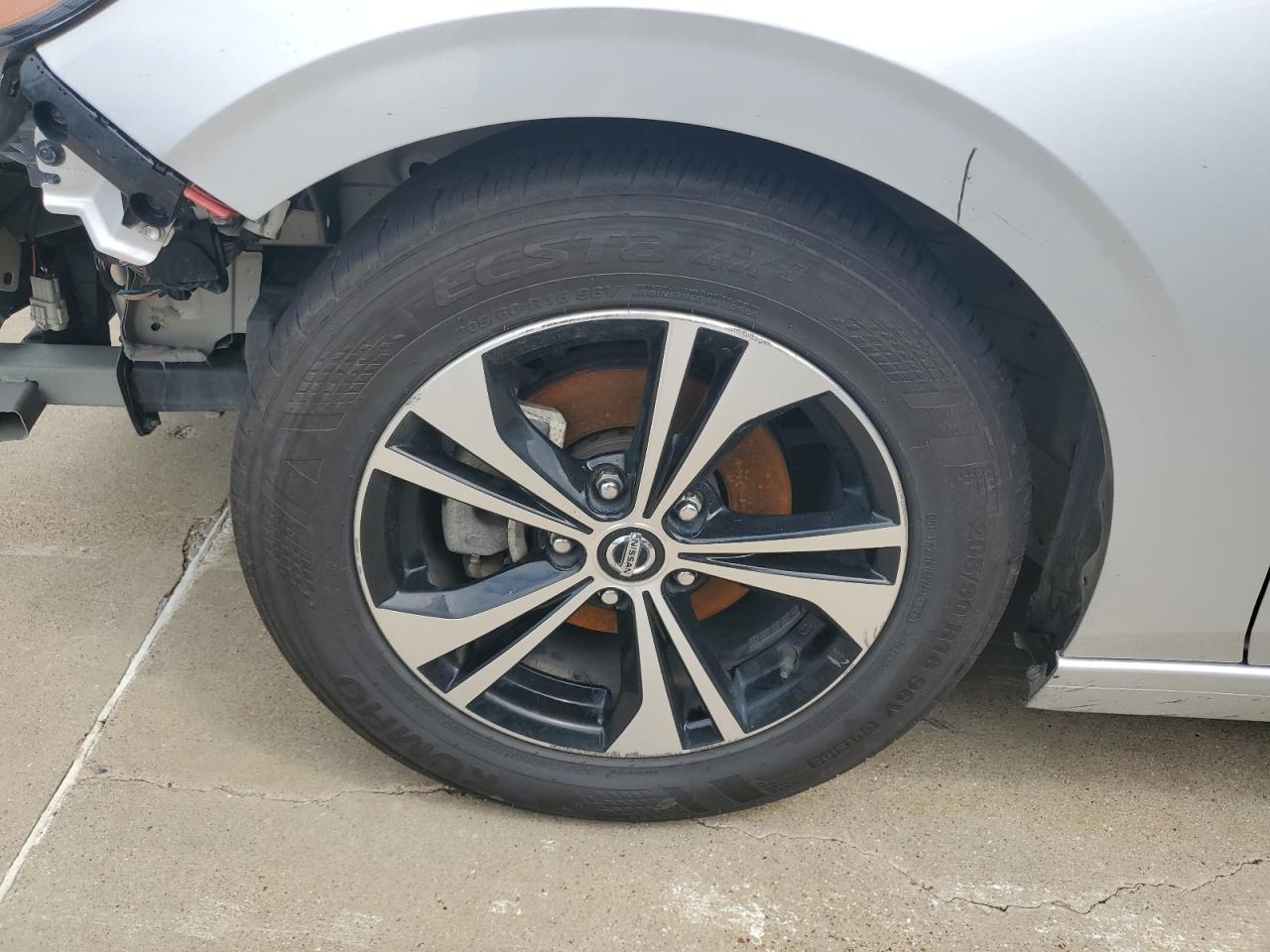 2023 Nissan Sentra Sv Gray vin: 3N1AB8CV2PY249438 Damage: Left Front Wheel, Curb Rash, > 12 Inches