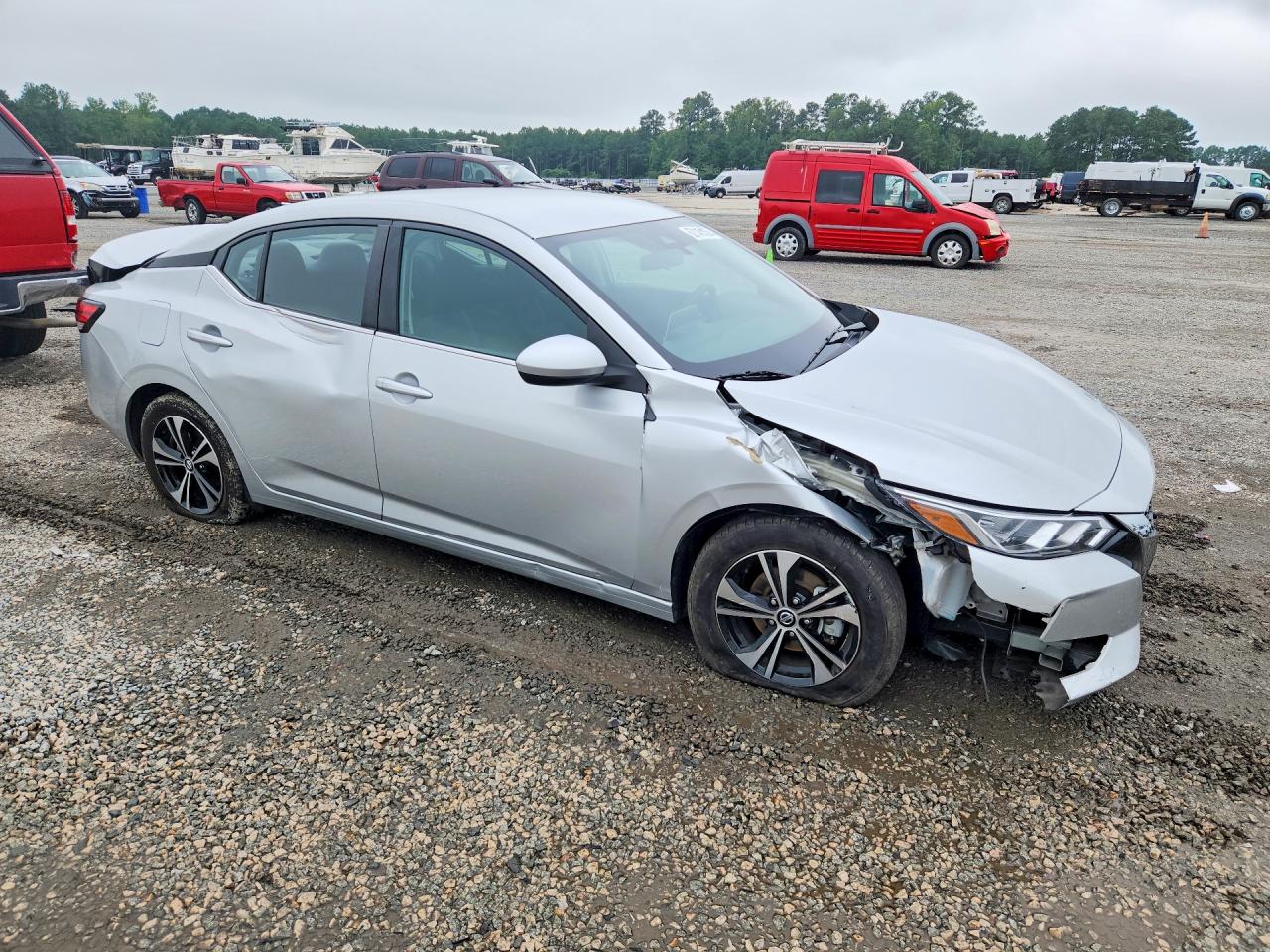 2023 Nissan Sentra Sv Silver vin: 3N1AB8CV2PY313395