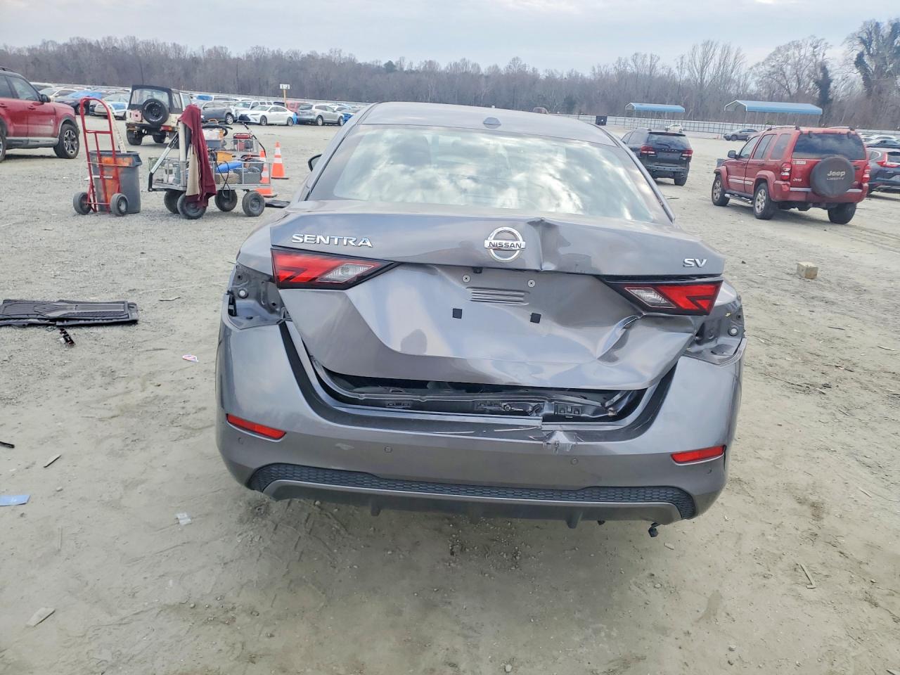 2023 Nissan Sentra Sv Gray vin: 3N1AB8CV2PY317611