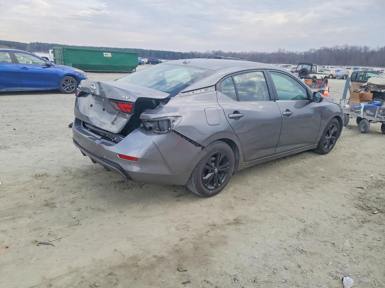 2023 Nissan Sentra Sv Gray vin: 3N1AB8CV2PY317611