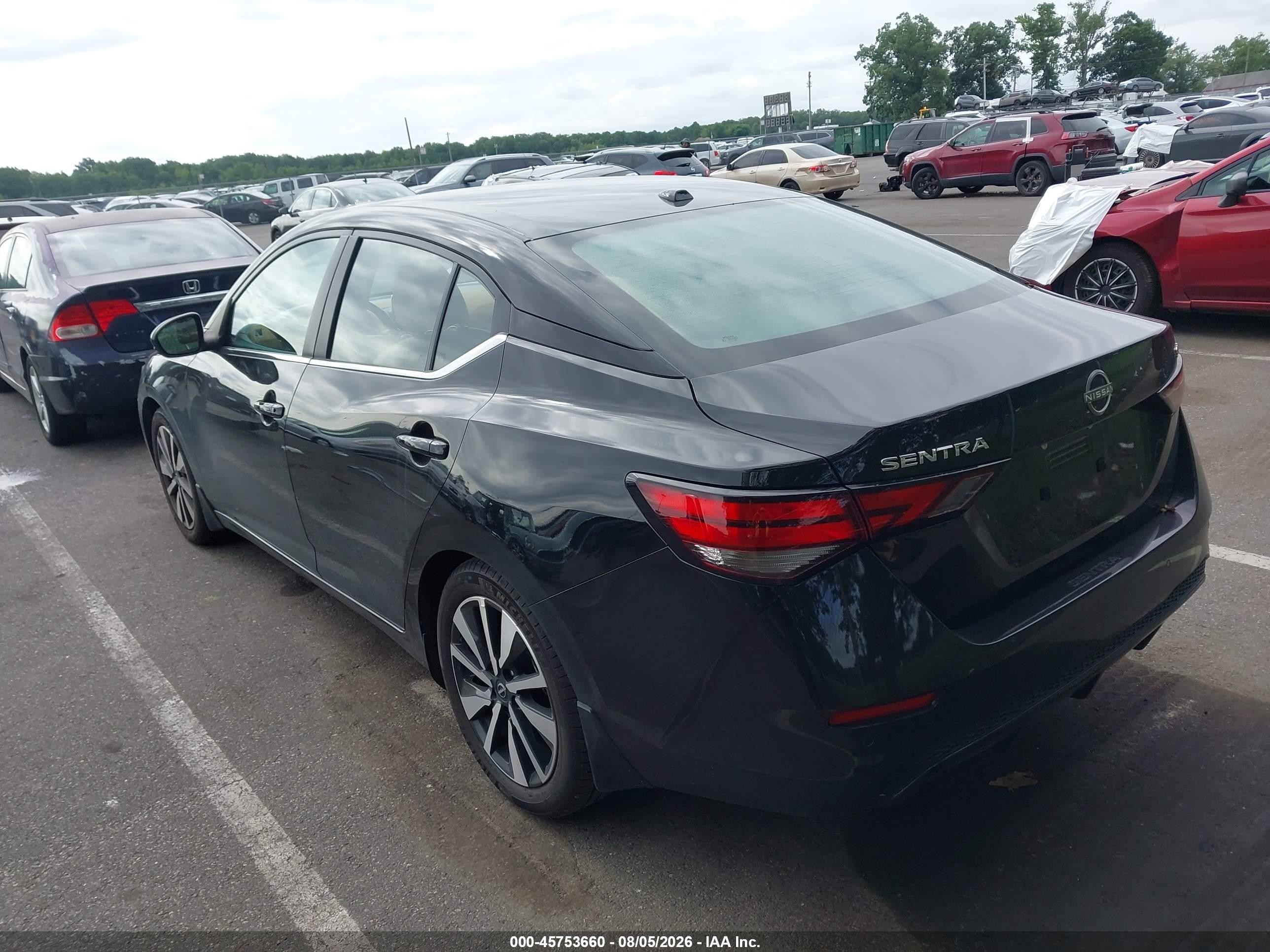2024 Nissan Sentra Sv Xtronic Cvt Black vin: 3N1AB8CV2RY304375