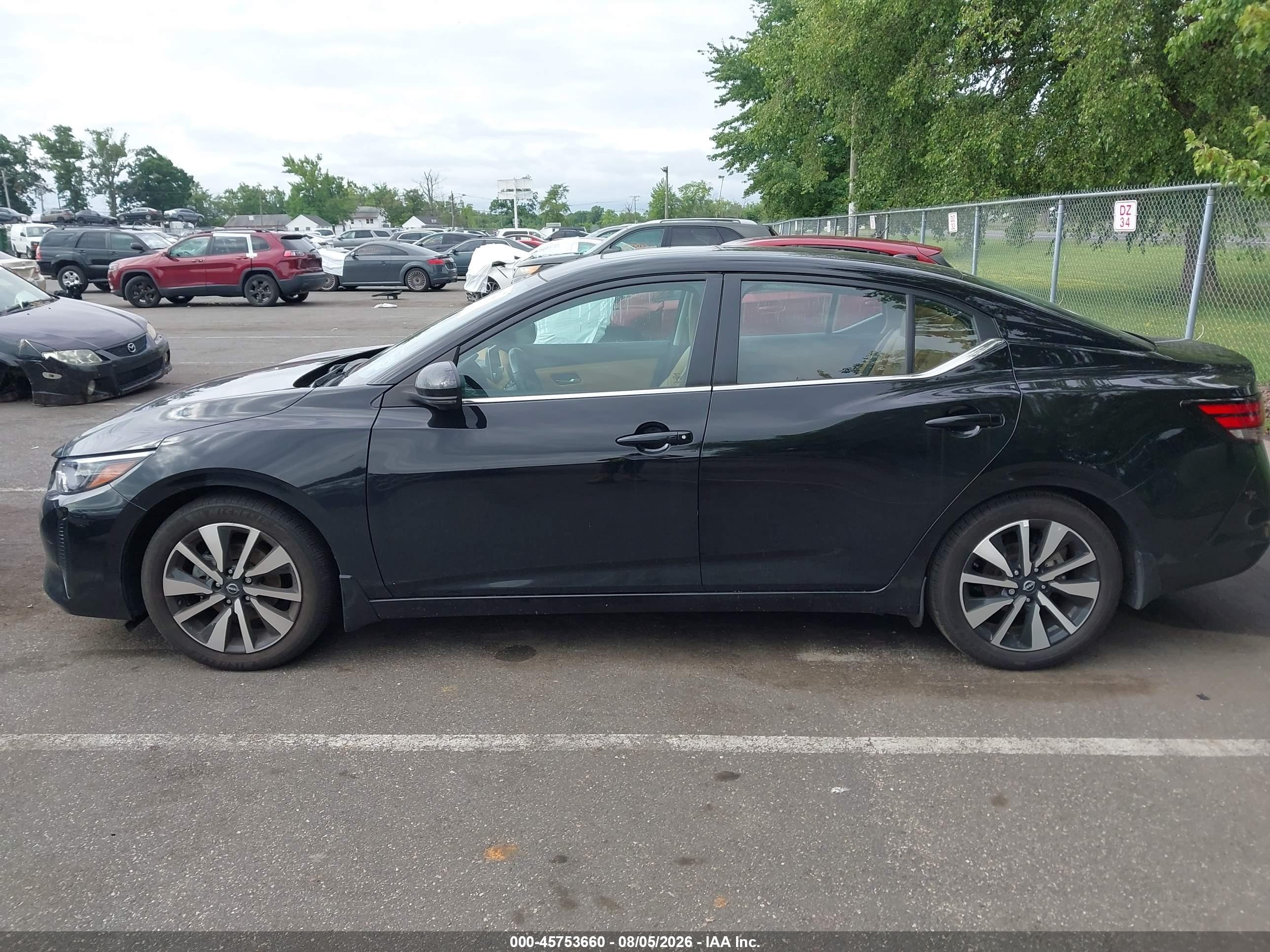 2024 Nissan Sentra Sv Xtronic Cvt Black vin: 3N1AB8CV2RY304375