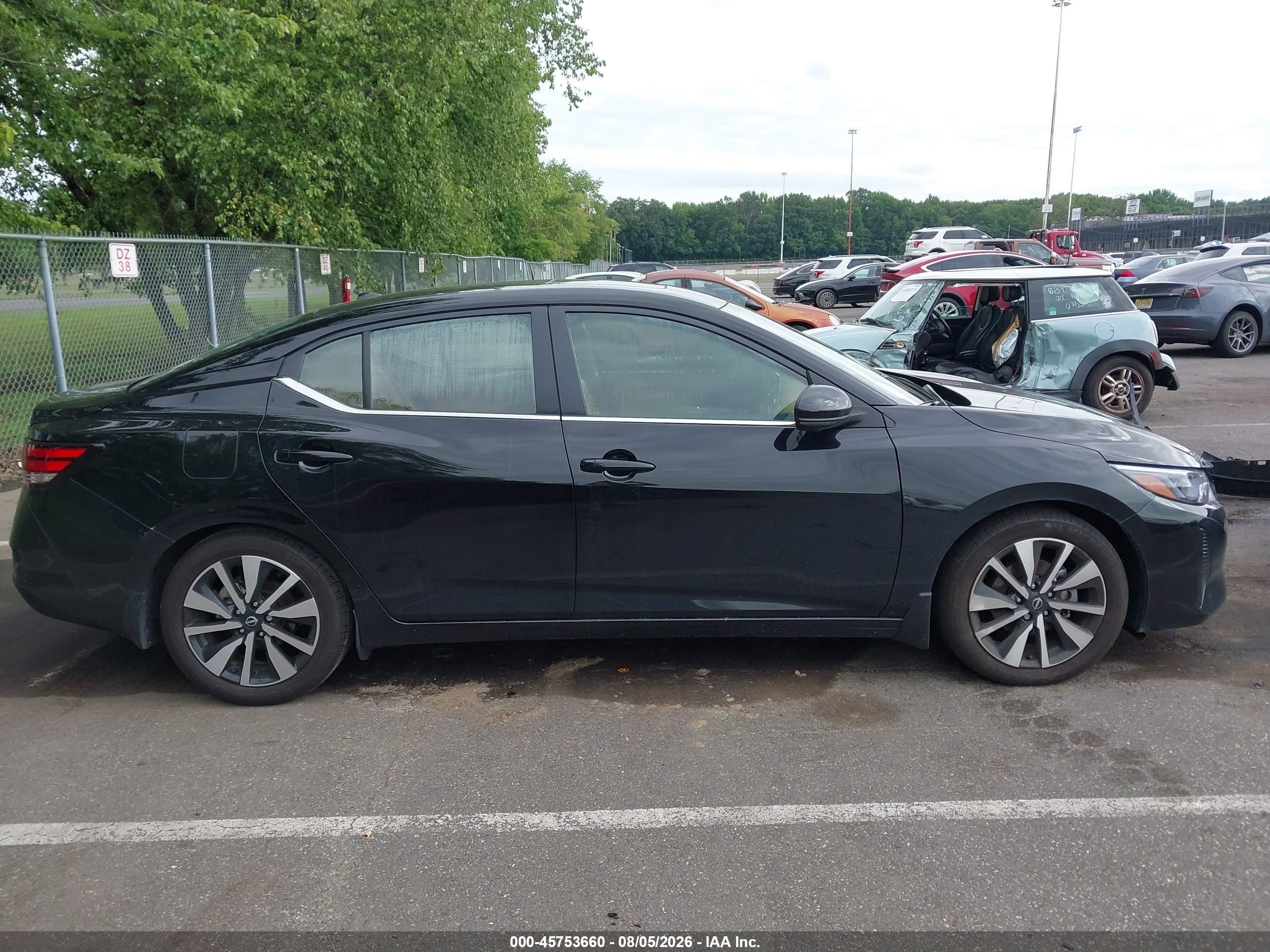 2024 Nissan Sentra Sv Xtronic Cvt Black vin: 3N1AB8CV2RY304375
