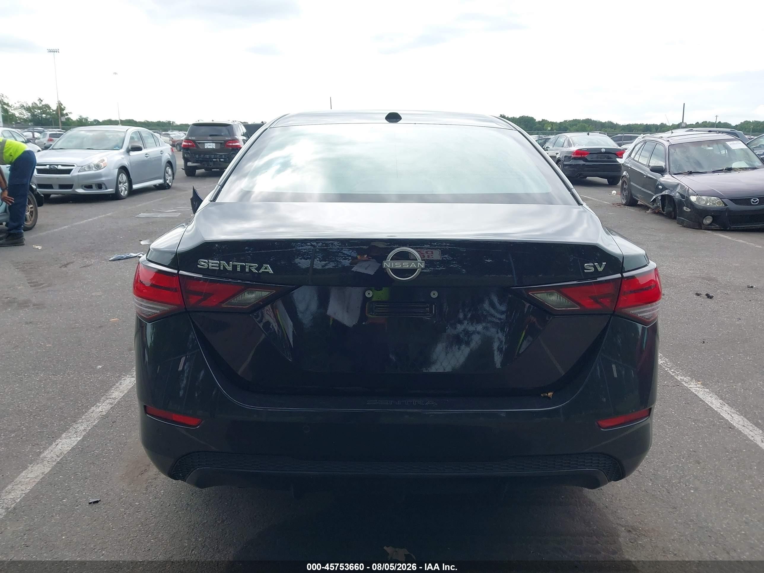 2024 Nissan Sentra Sv Xtronic Cvt Black vin: 3N1AB8CV2RY304375
