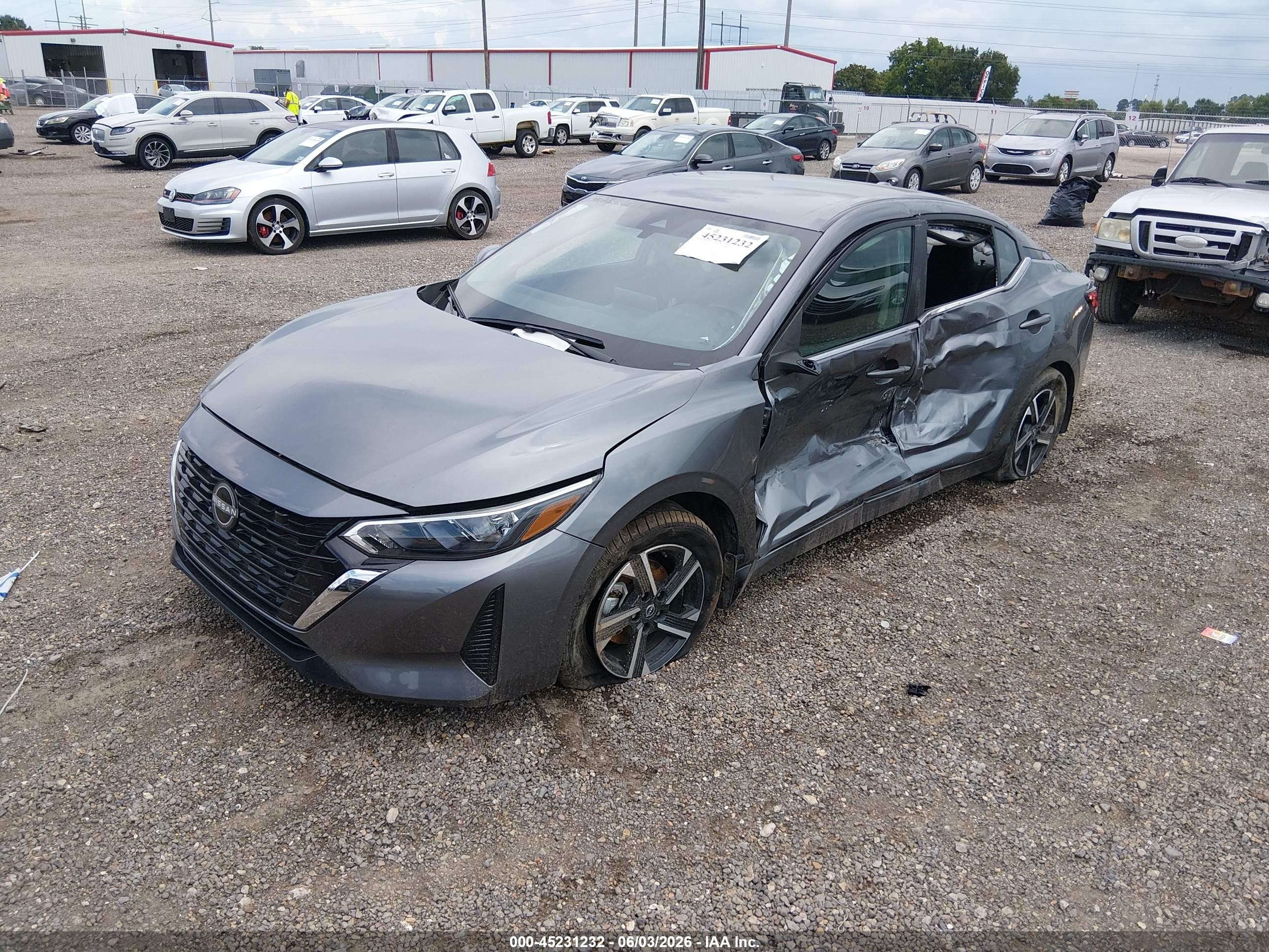 2024 Nissan Sentra Sv Xtronic Cvt Gray vin: 3N1AB8CV2RY374880