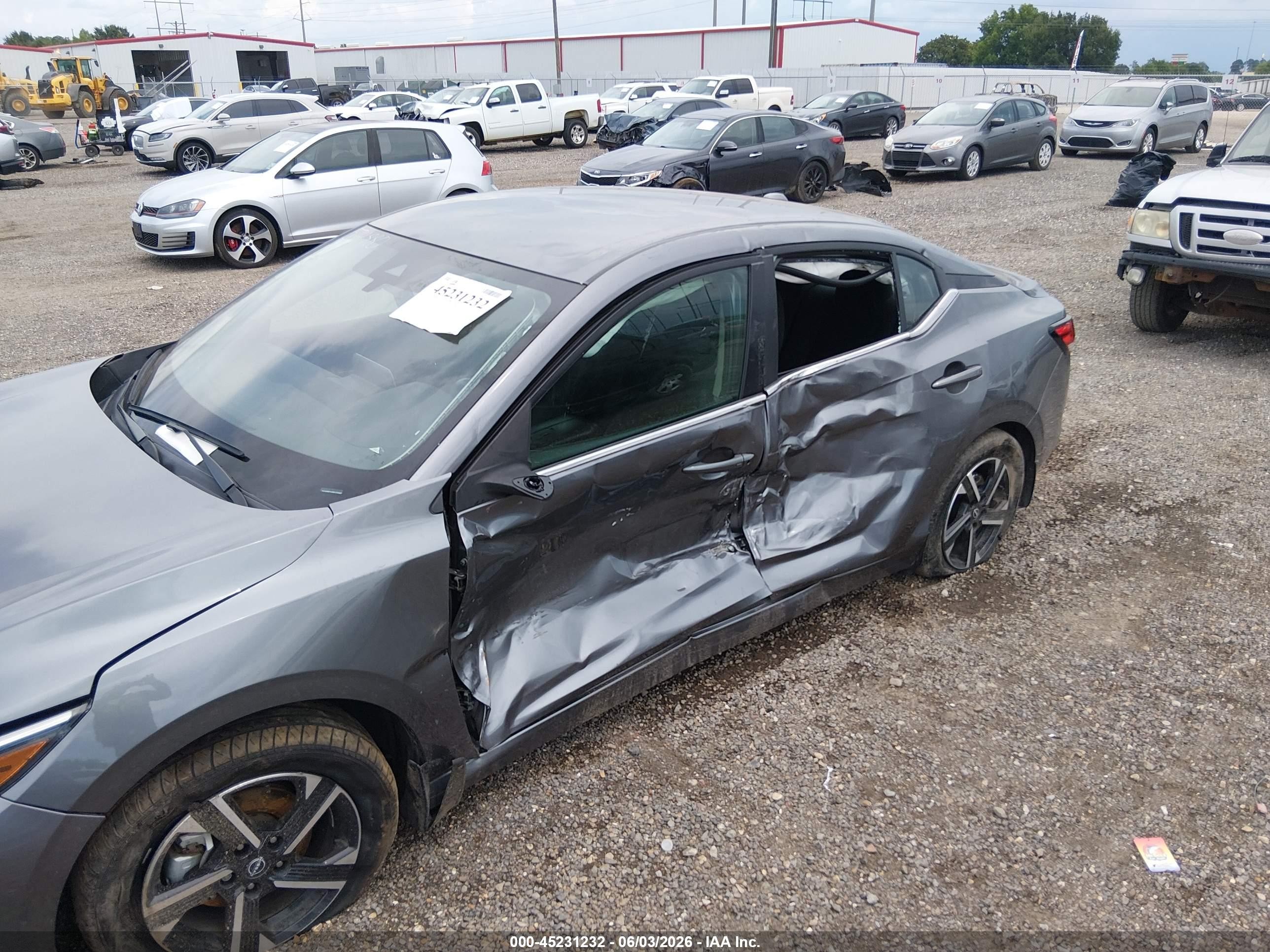 2024 Nissan Sentra Sv Xtronic Cvt Gray vin: 3N1AB8CV2RY374880
