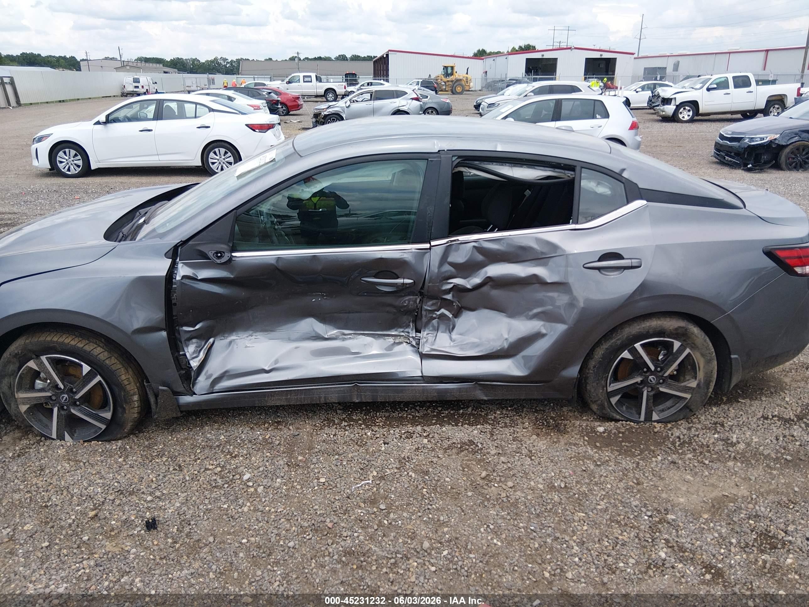 2024 Nissan Sentra Sv Xtronic Cvt Gray vin: 3N1AB8CV2RY374880