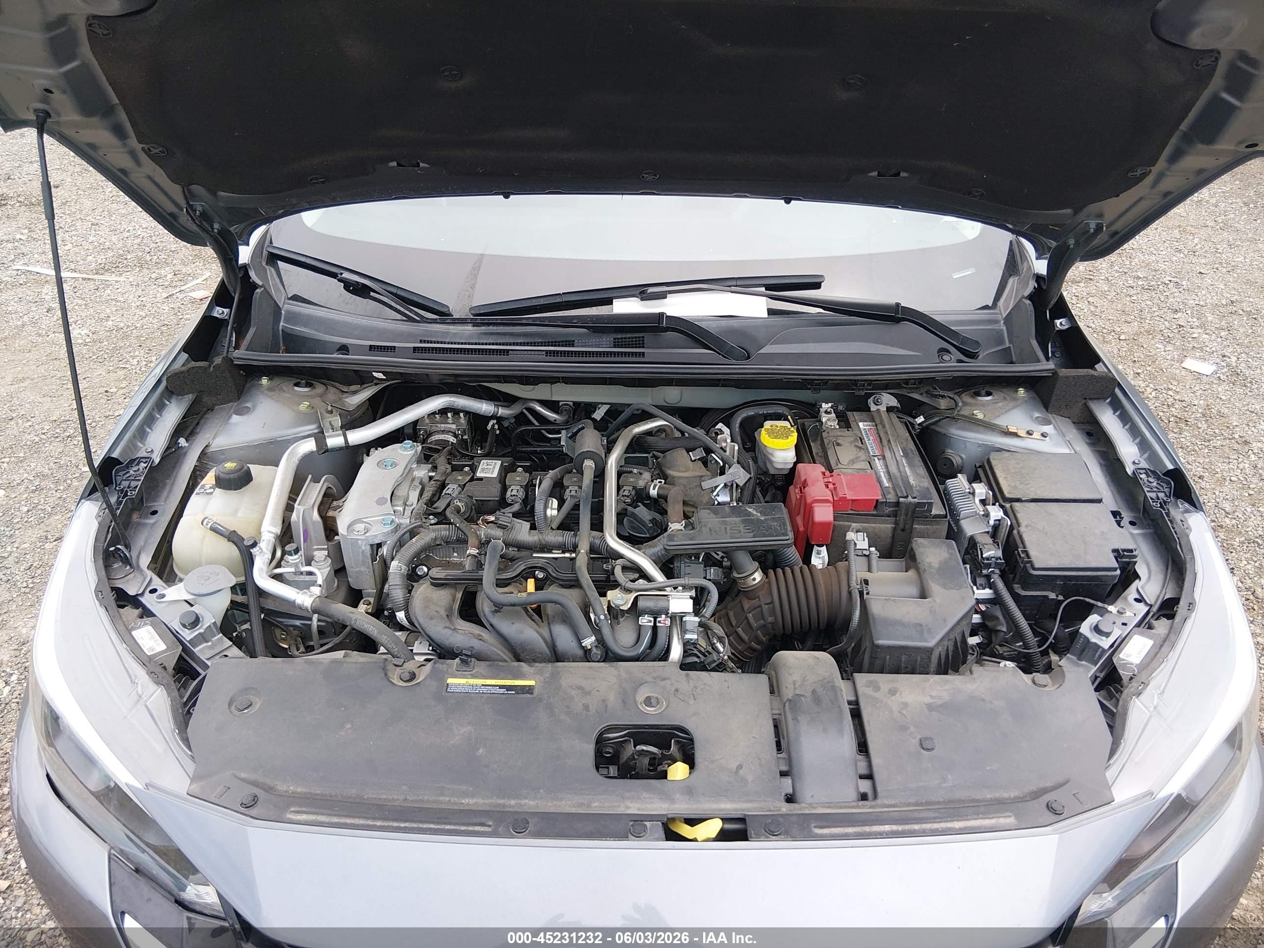 2024 Nissan Sentra Sv Xtronic Cvt Gray vin: 3N1AB8CV2RY374880