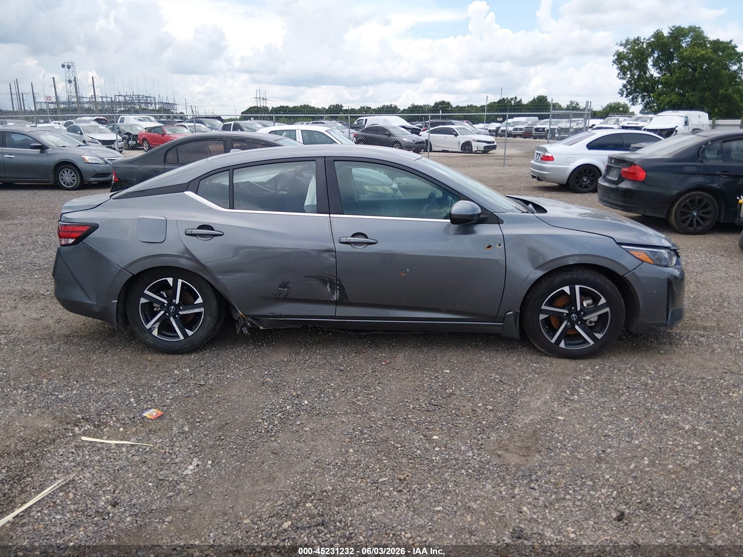 2024 Nissan Sentra Sv Xtronic Cvt Gray vin: 3N1AB8CV2RY374880