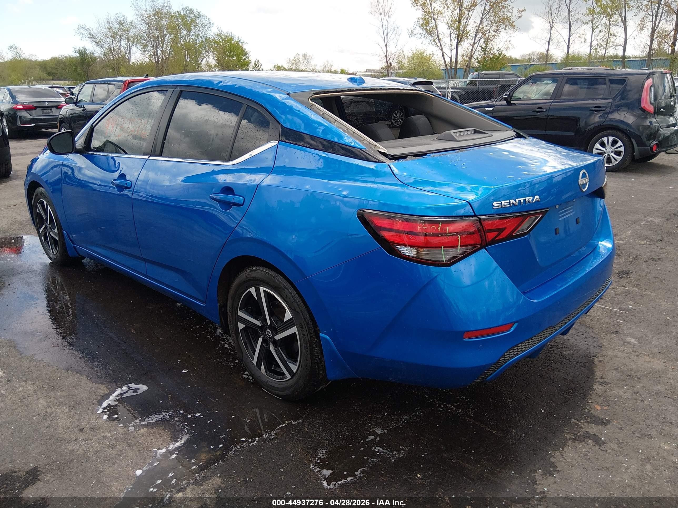 2024 Nissan Sentra Sv Xtronic Cvt Blue vin: 3N1AB8CV2RY382817