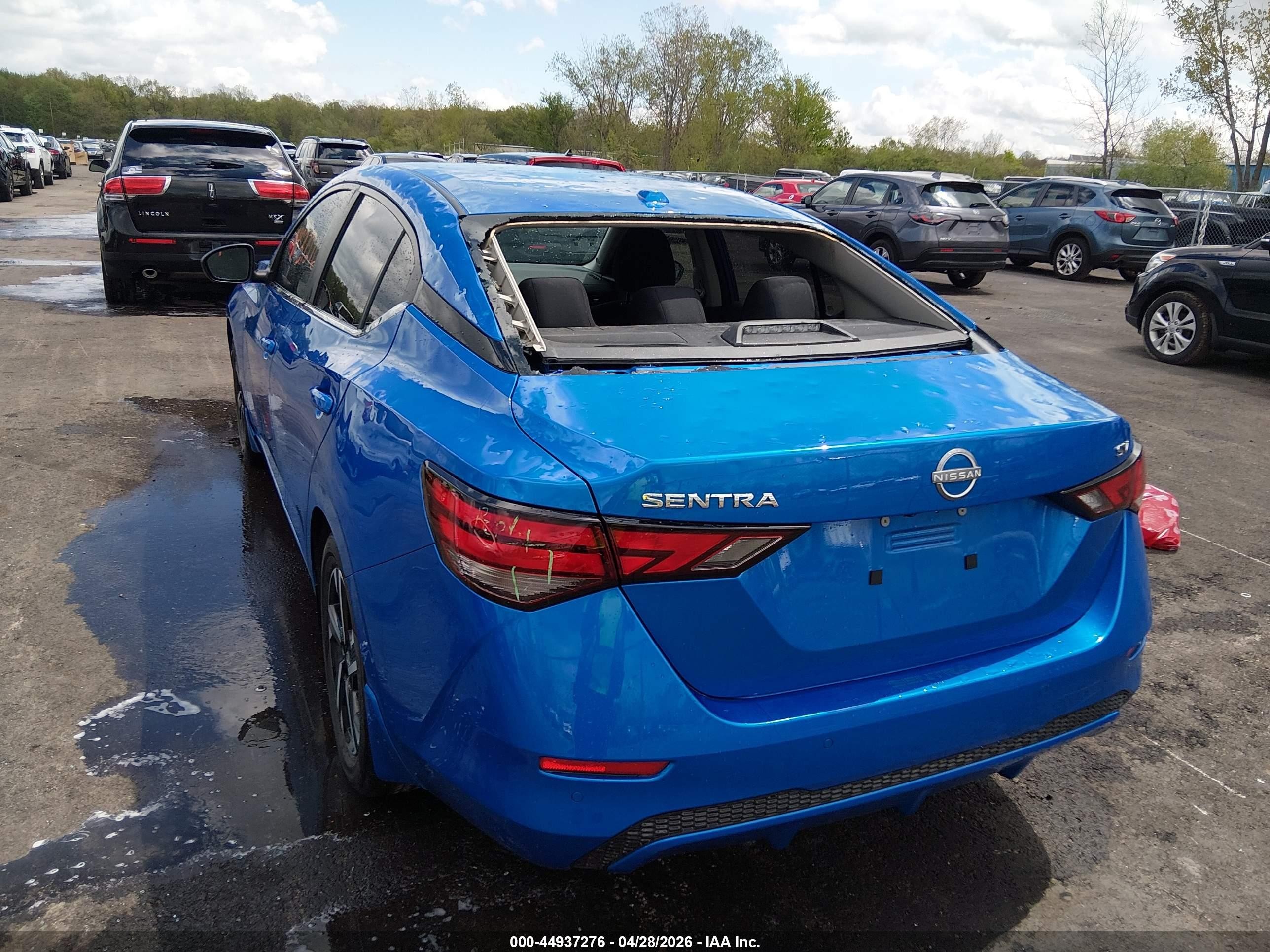 2024 Nissan Sentra Sv Xtronic Cvt Blue vin: 3N1AB8CV2RY382817