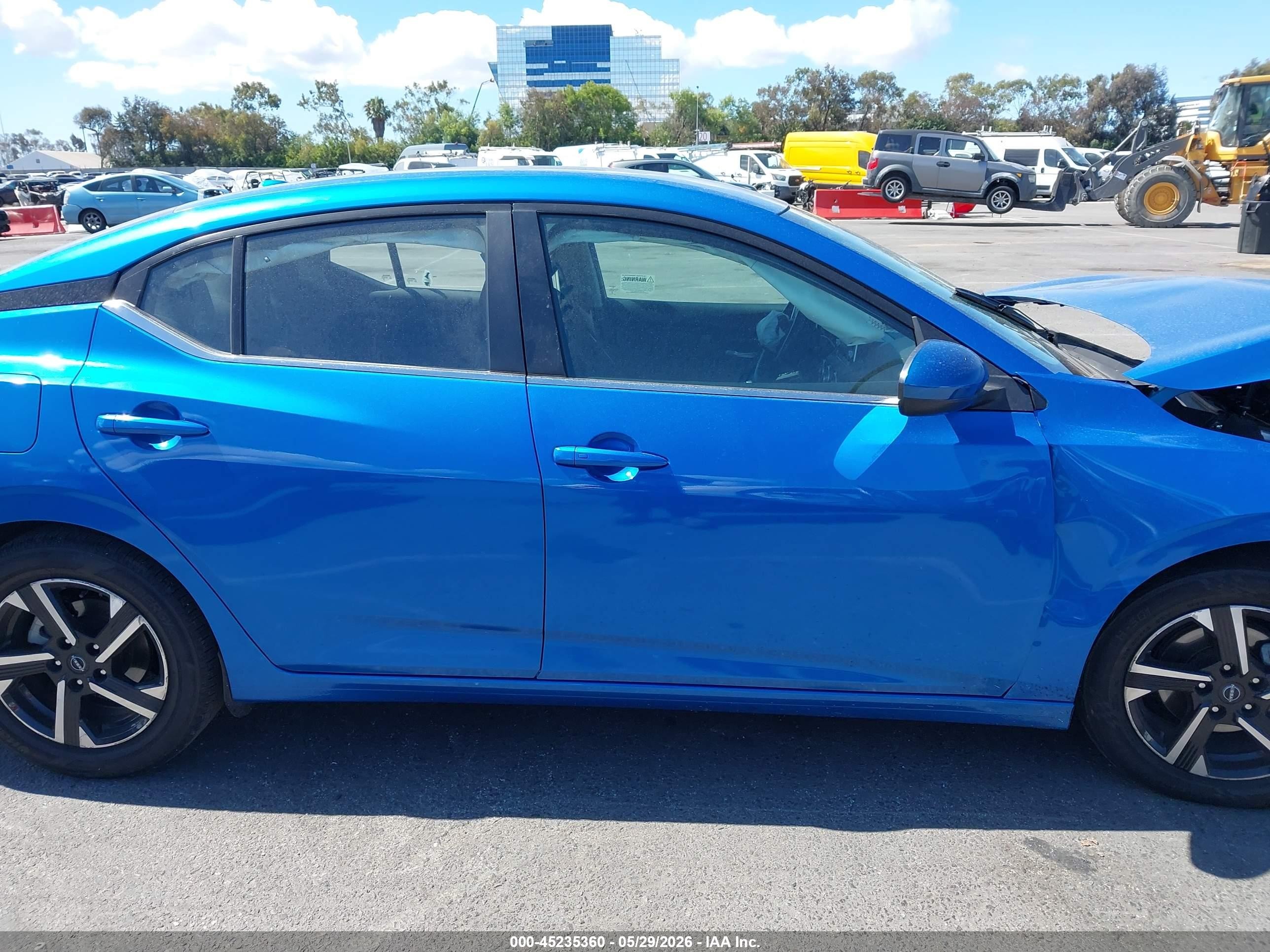 2024 Nissan Sentra Sv Xtronic Cvt Синий vin: 3N1AB8CV2RY386270