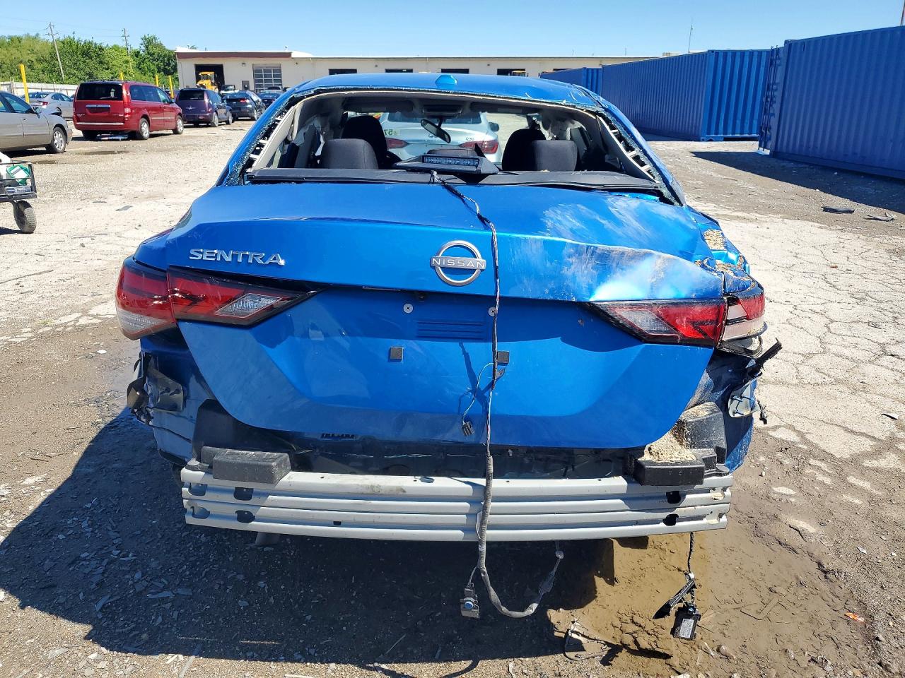 2025 Nissan Sentra Sv Blue vin: 3N1AB8CV2SY327659