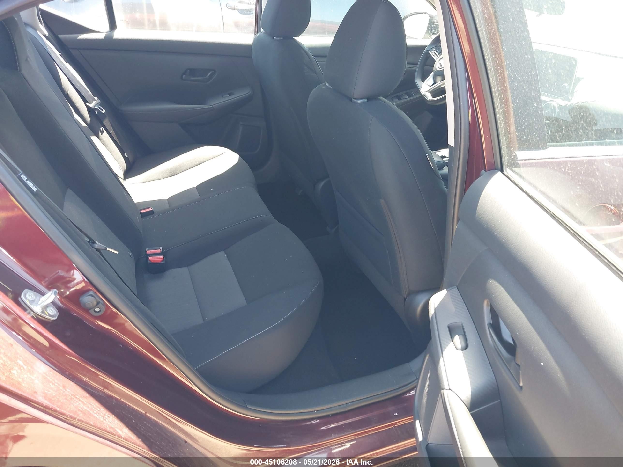 2025 Nissan Sentra Sv Maroon vin: 3N1AB8CV2SY346986