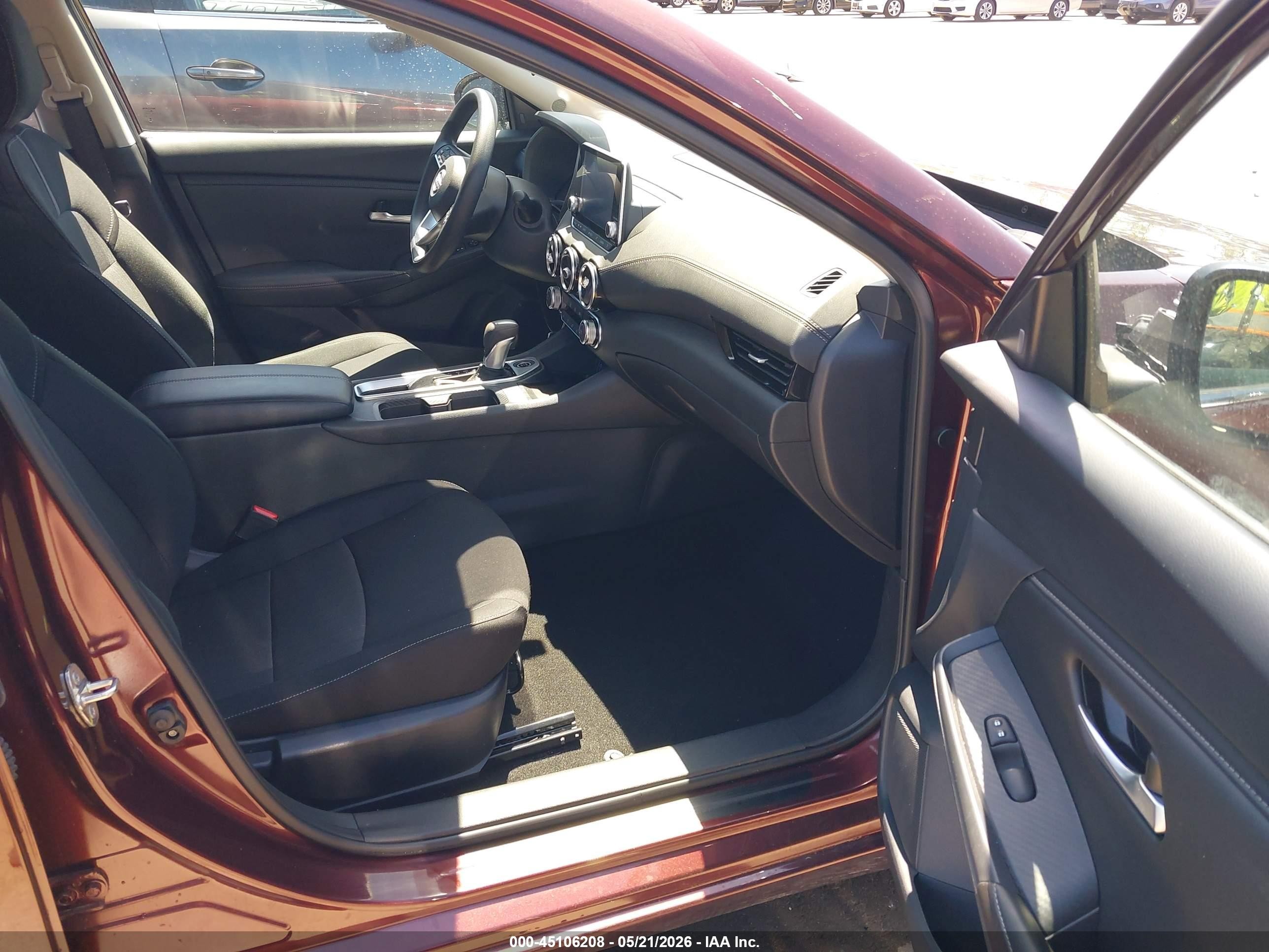 2025 Nissan Sentra Sv Maroon vin: 3N1AB8CV2SY346986